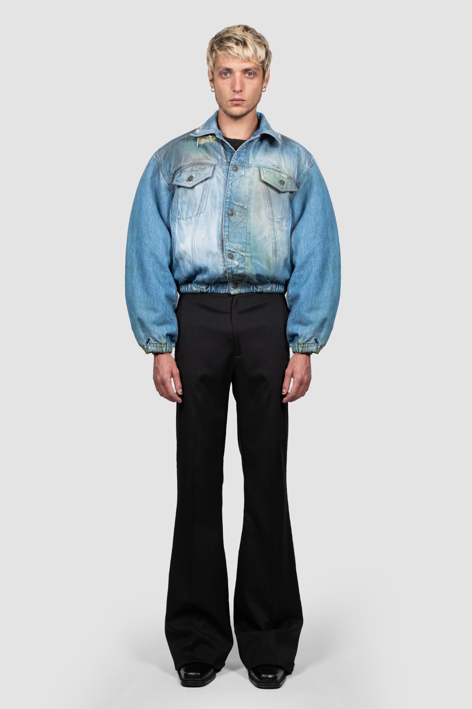 DENIM BOMBER