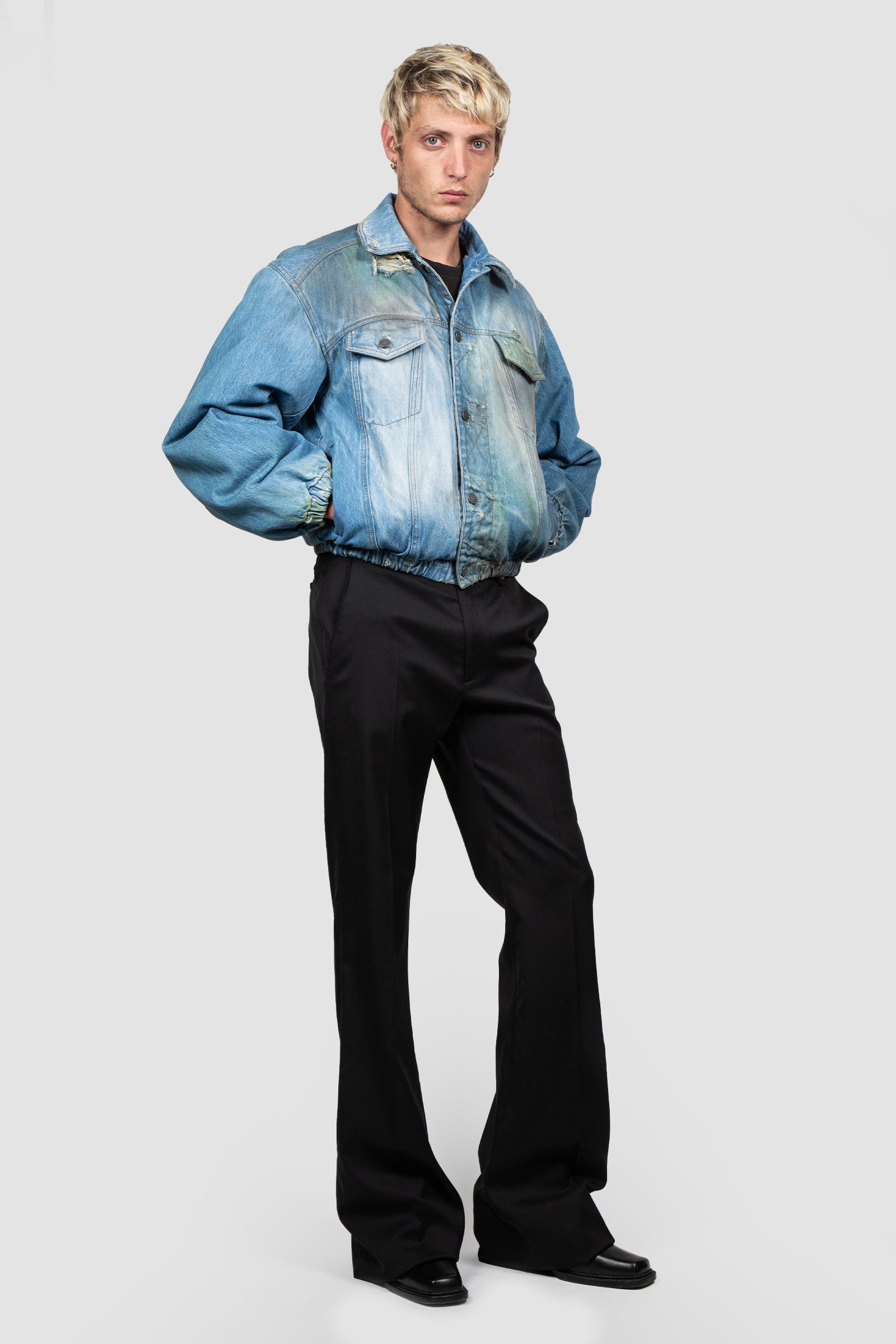 DENIM BOMBER