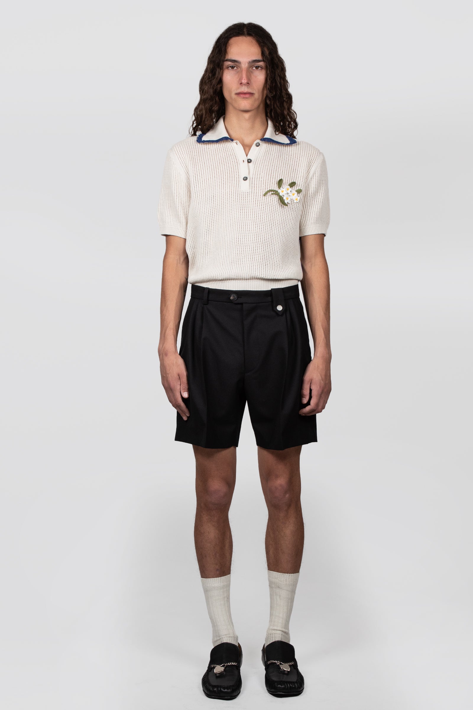 PLEATED TAILORING SHORT
