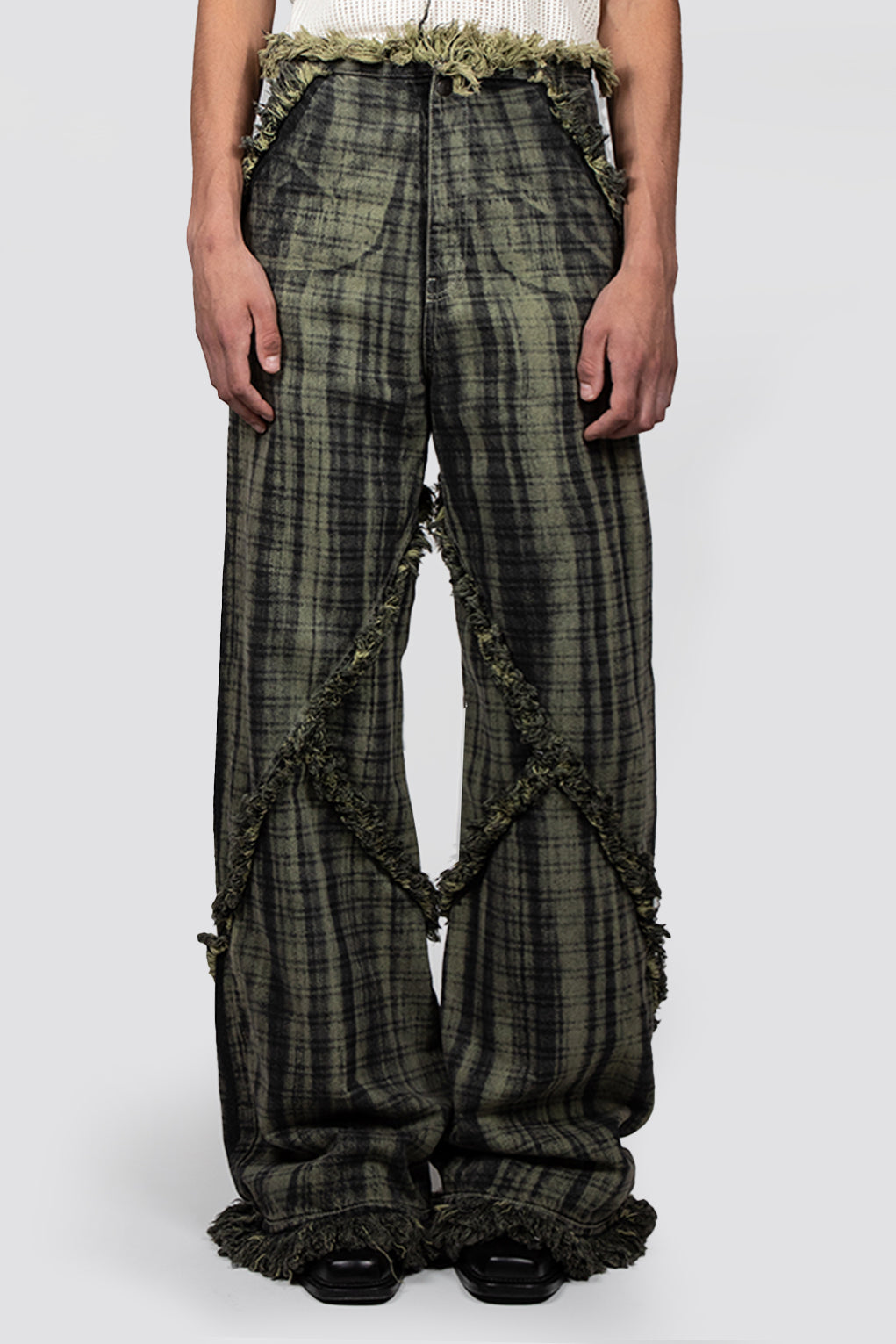 ARGYLE DENIM PANT