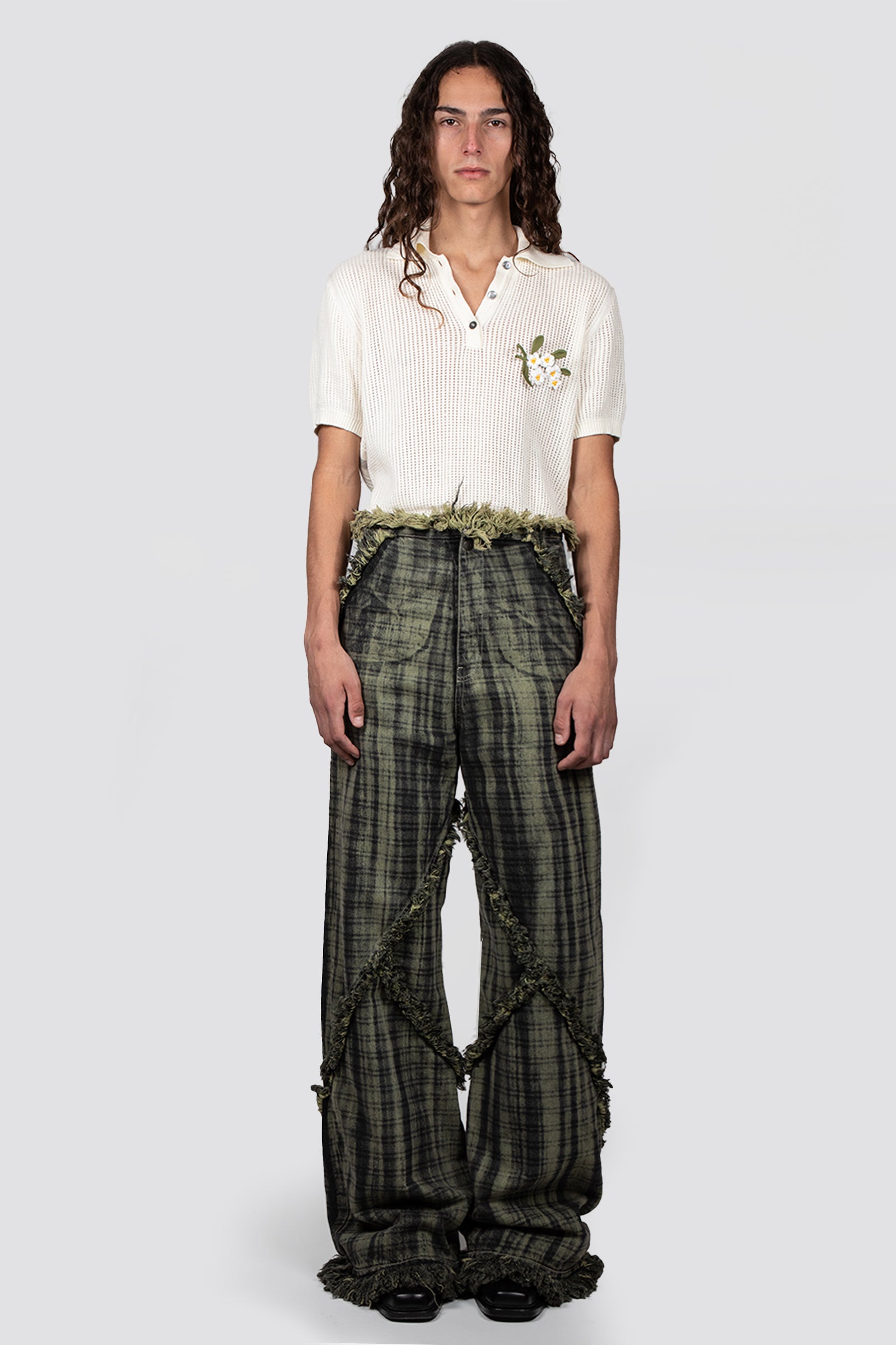 ARGYLE DENIM PANT