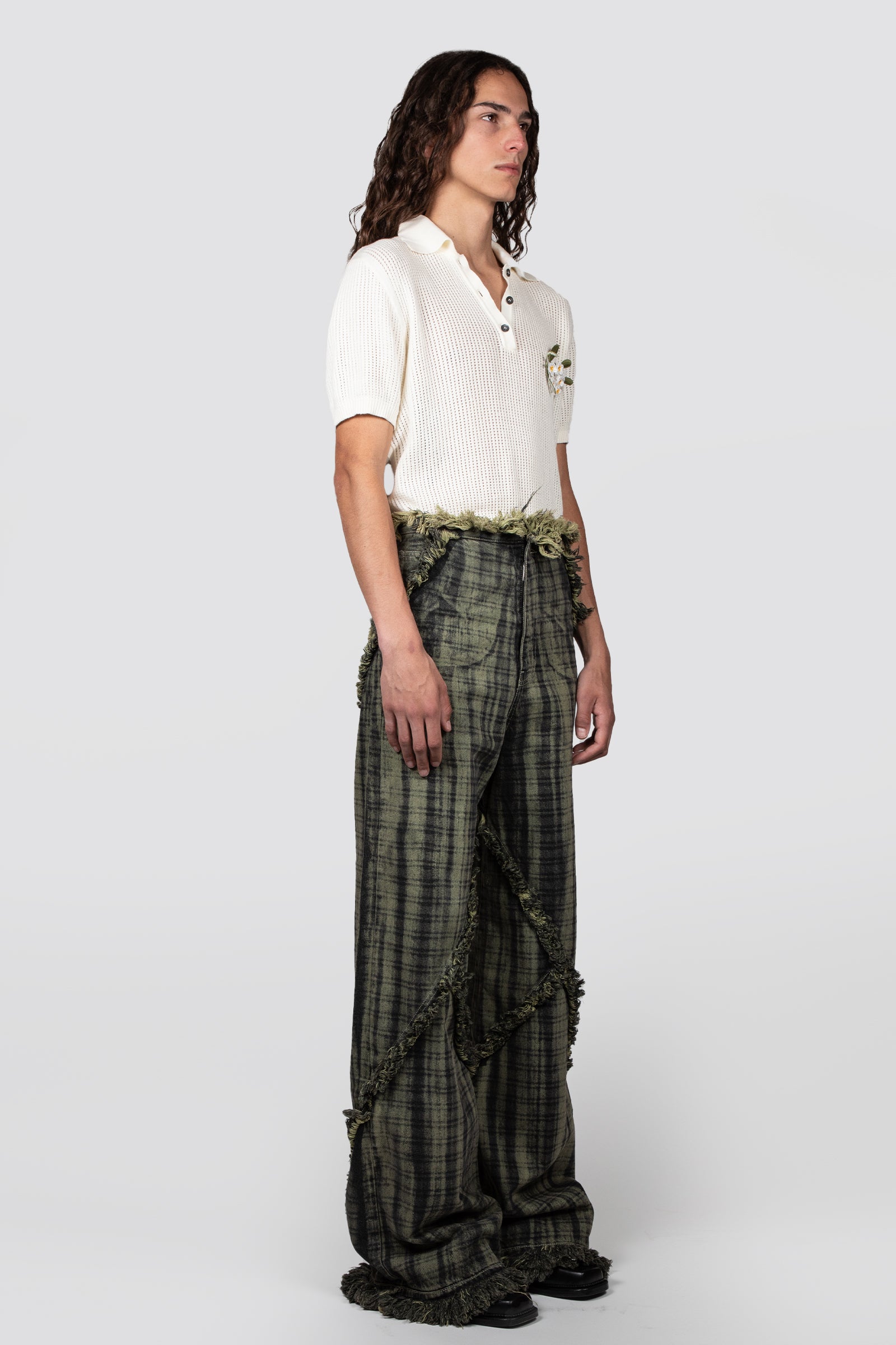 ARGYLE DENIM PANT