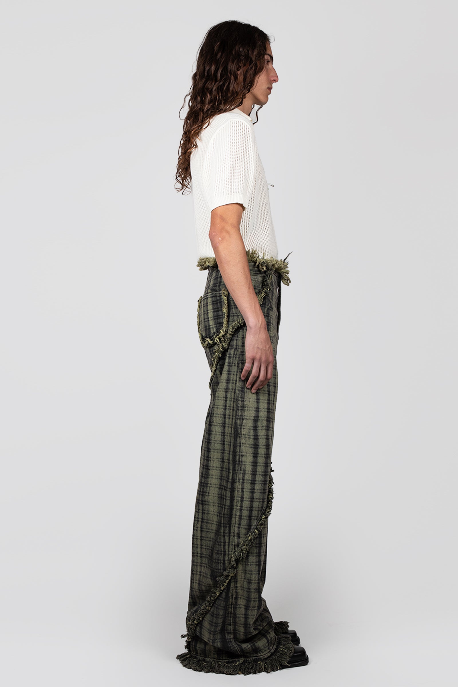 ARGYLE DENIM PANT