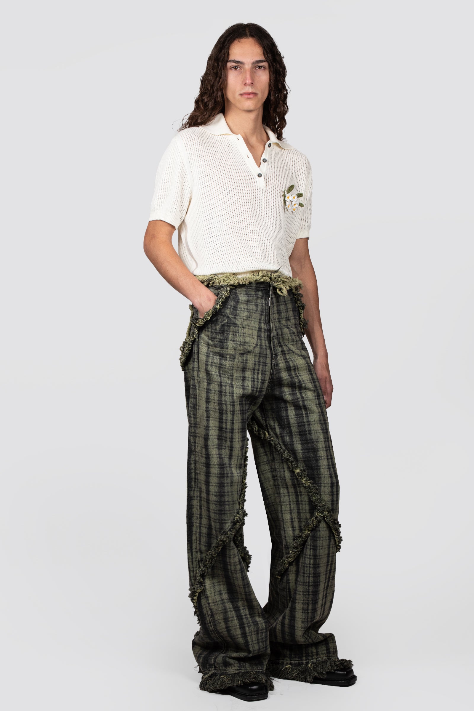 ARGYLE DENIM PANT