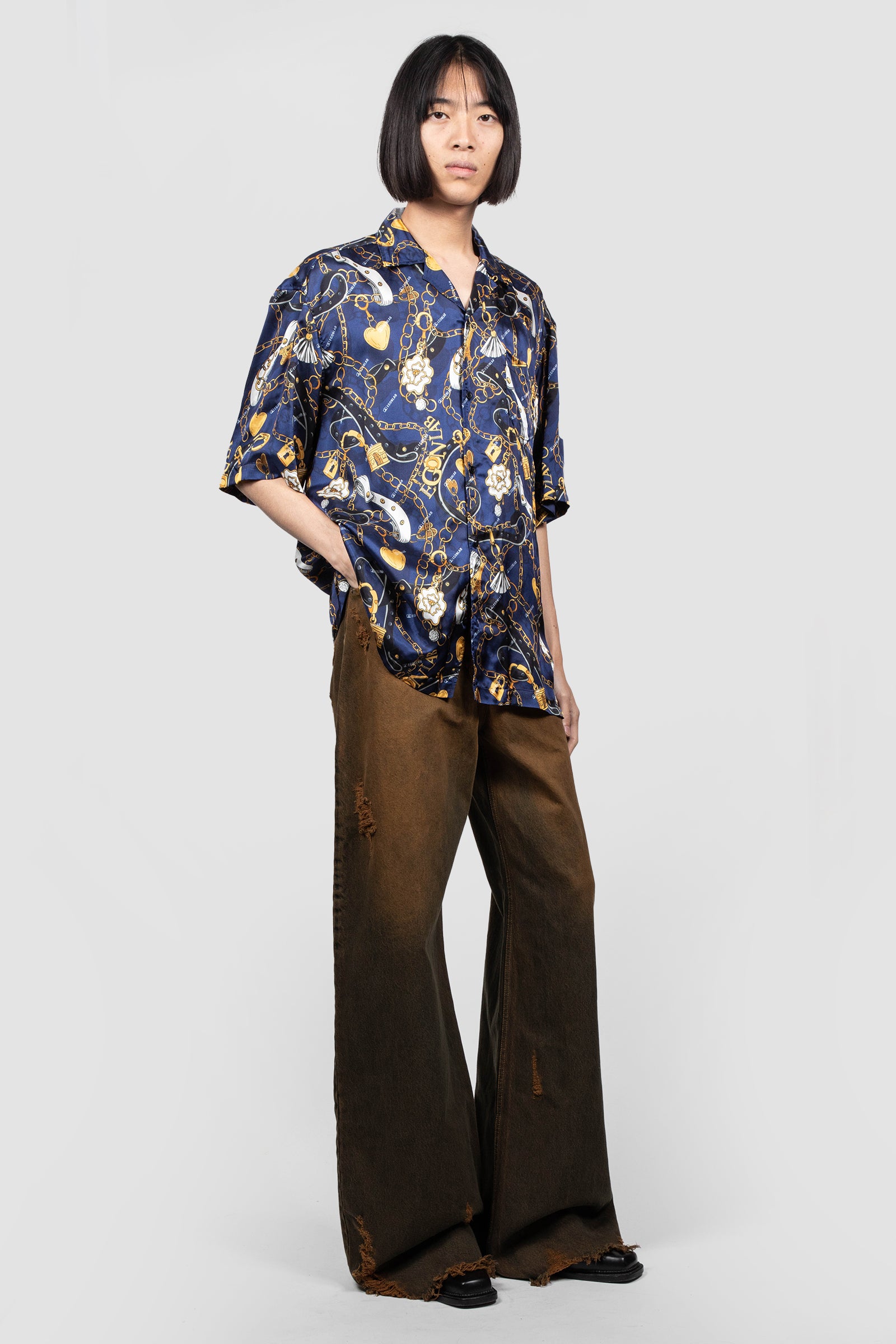 トップス EGONLAB. Backless Shirt EGONLAB. Backless Shirt Egonlab Fall 2025 Men's Fashion Show