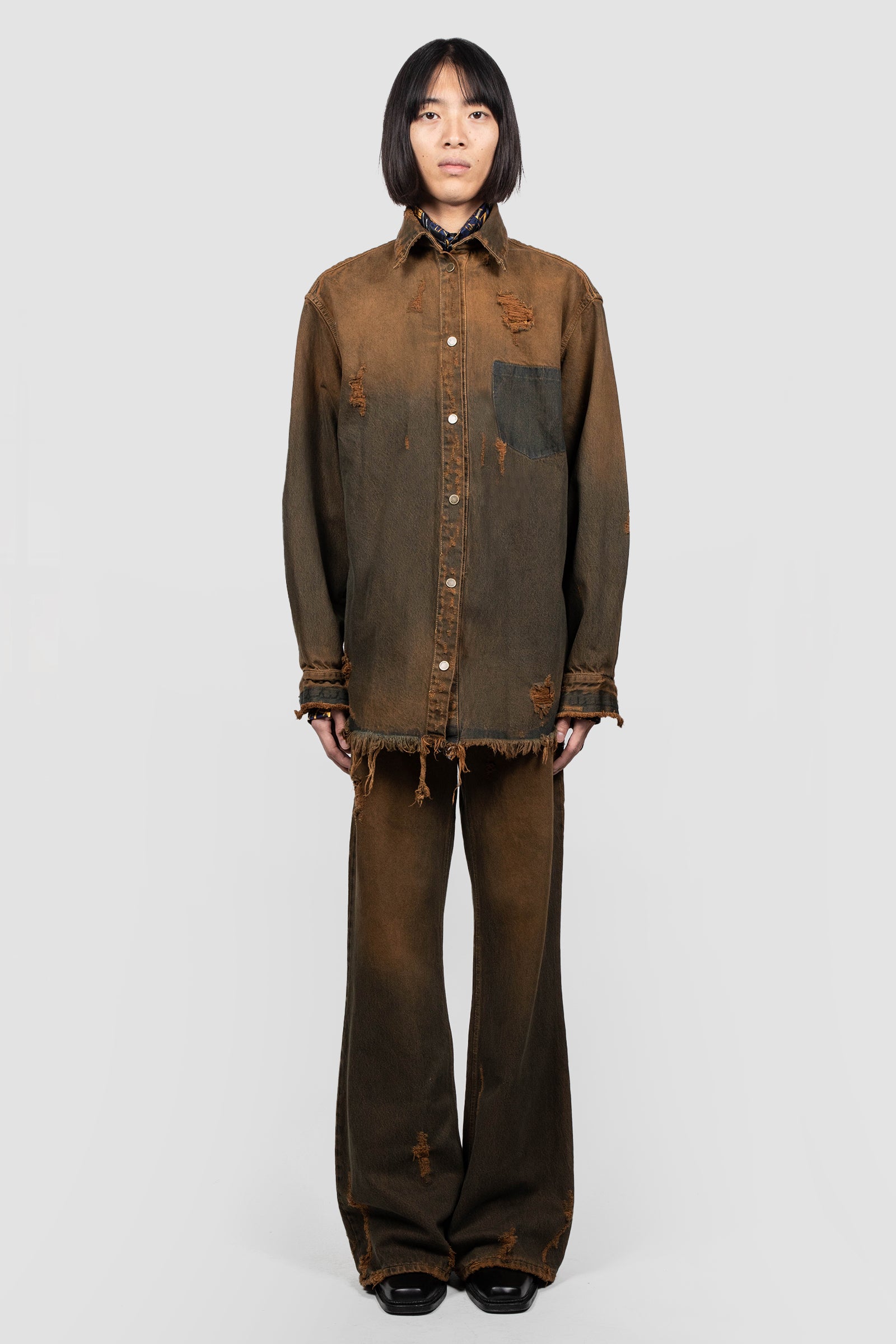 Egonlab PINKMAN COAT ガンクラブ ロング丈 Egonlab PINKMAN COAT ガンクラブ ロング丈（Egonlab 21AW