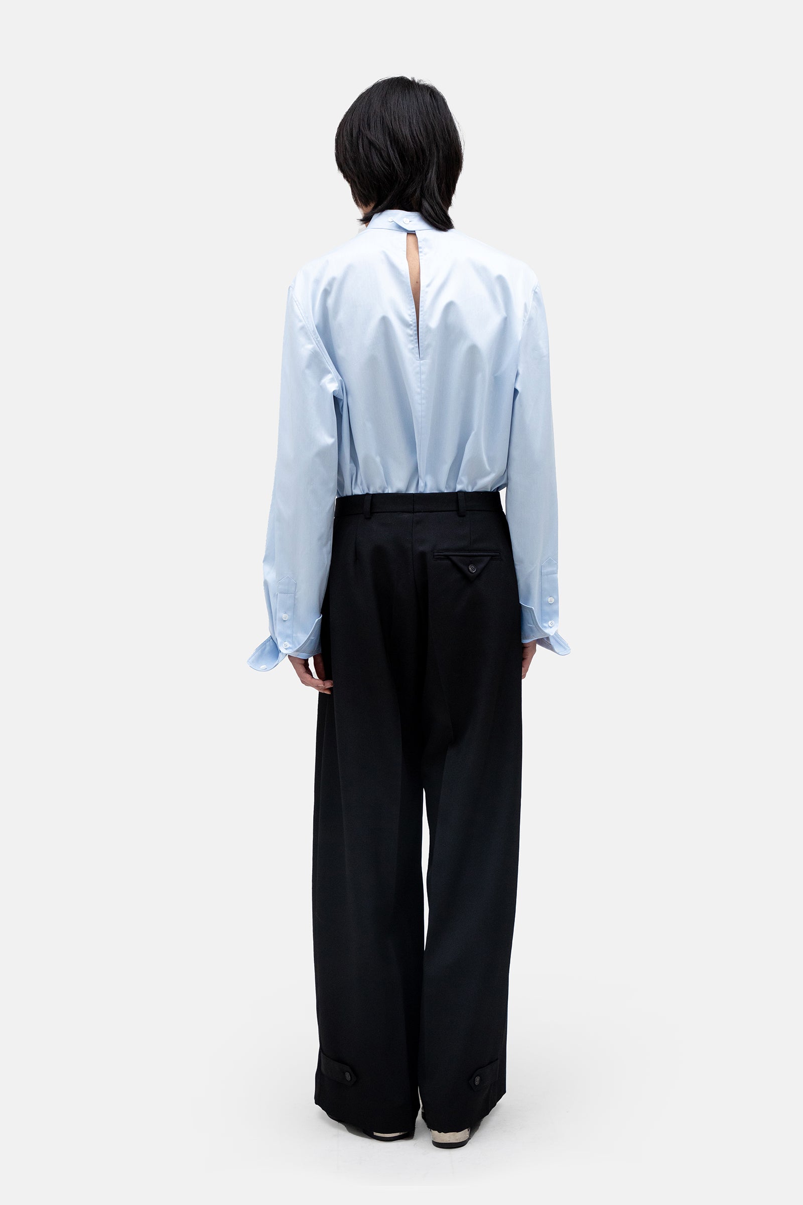 MANDARIN COLLAR SHIRT