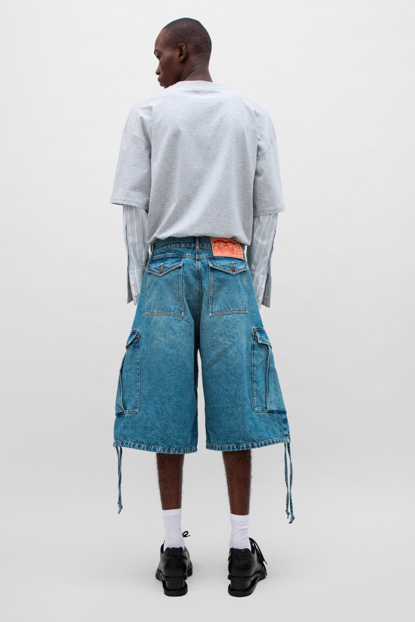 CARGO DENIM SHORT