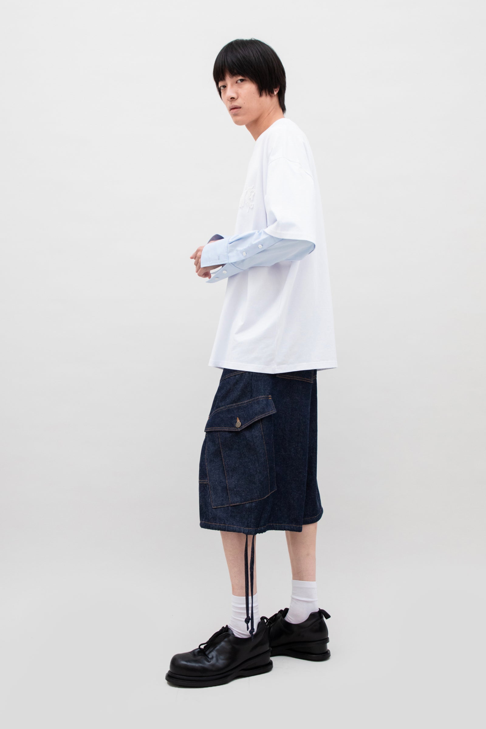 SCULPTED COTON T-SHIRT SHIRT