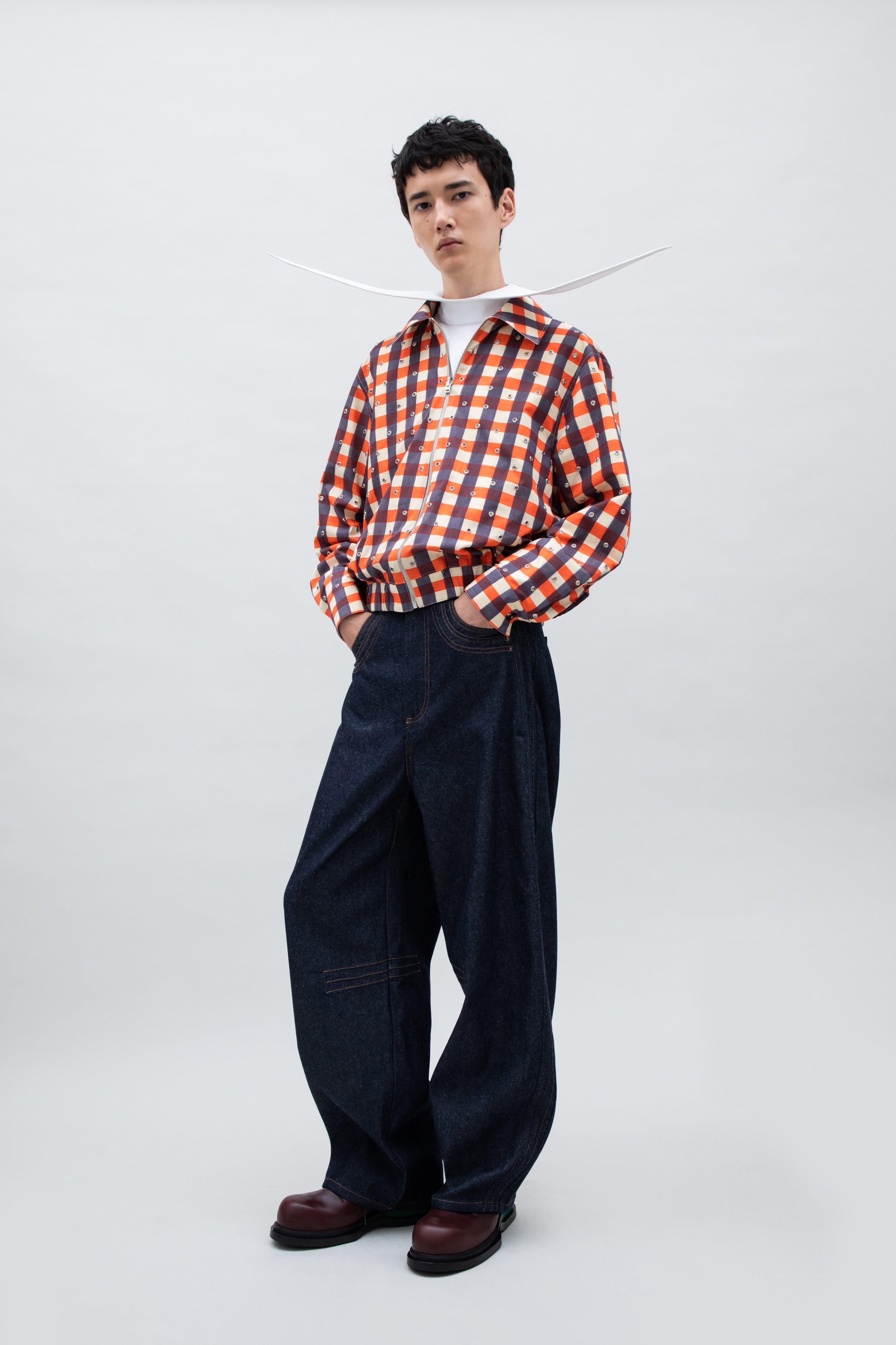 REVERSIBLE GROMMET OVERSHIRT