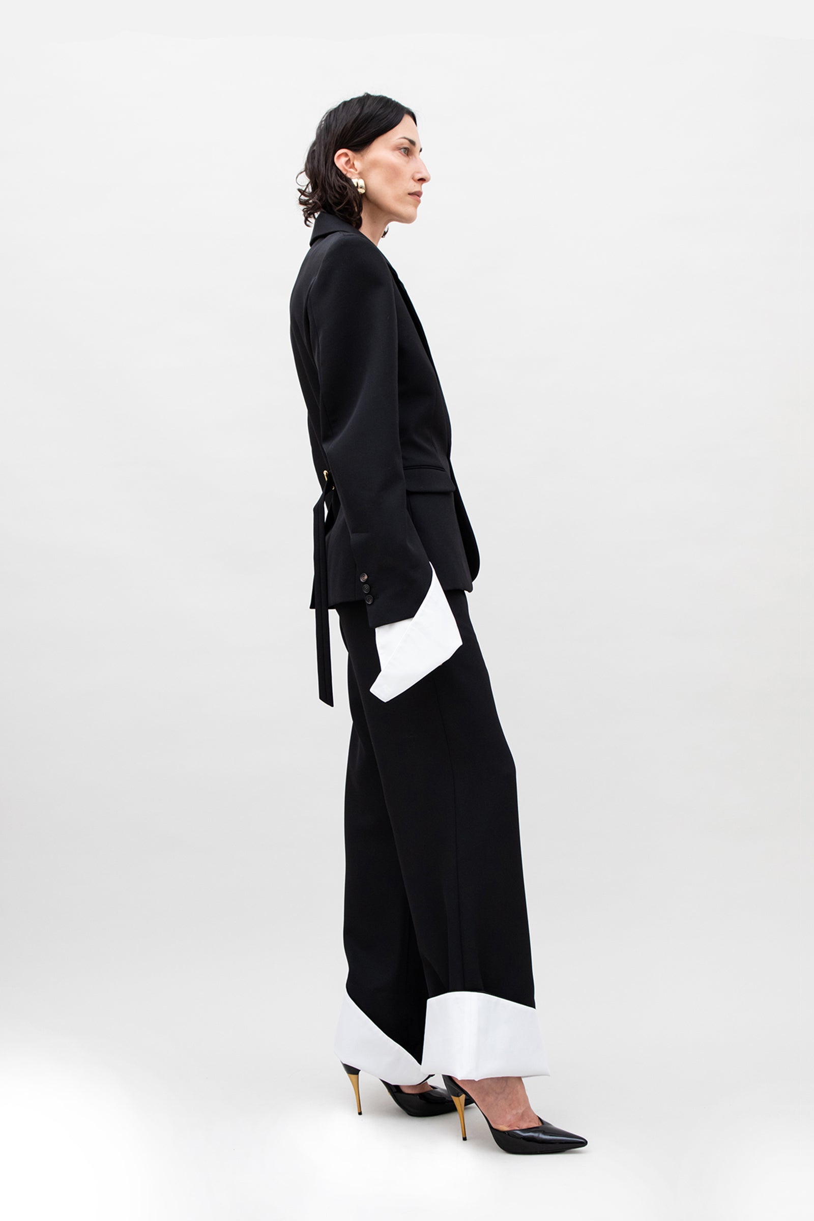 STRUCTURED OPEN CUFF JACKET