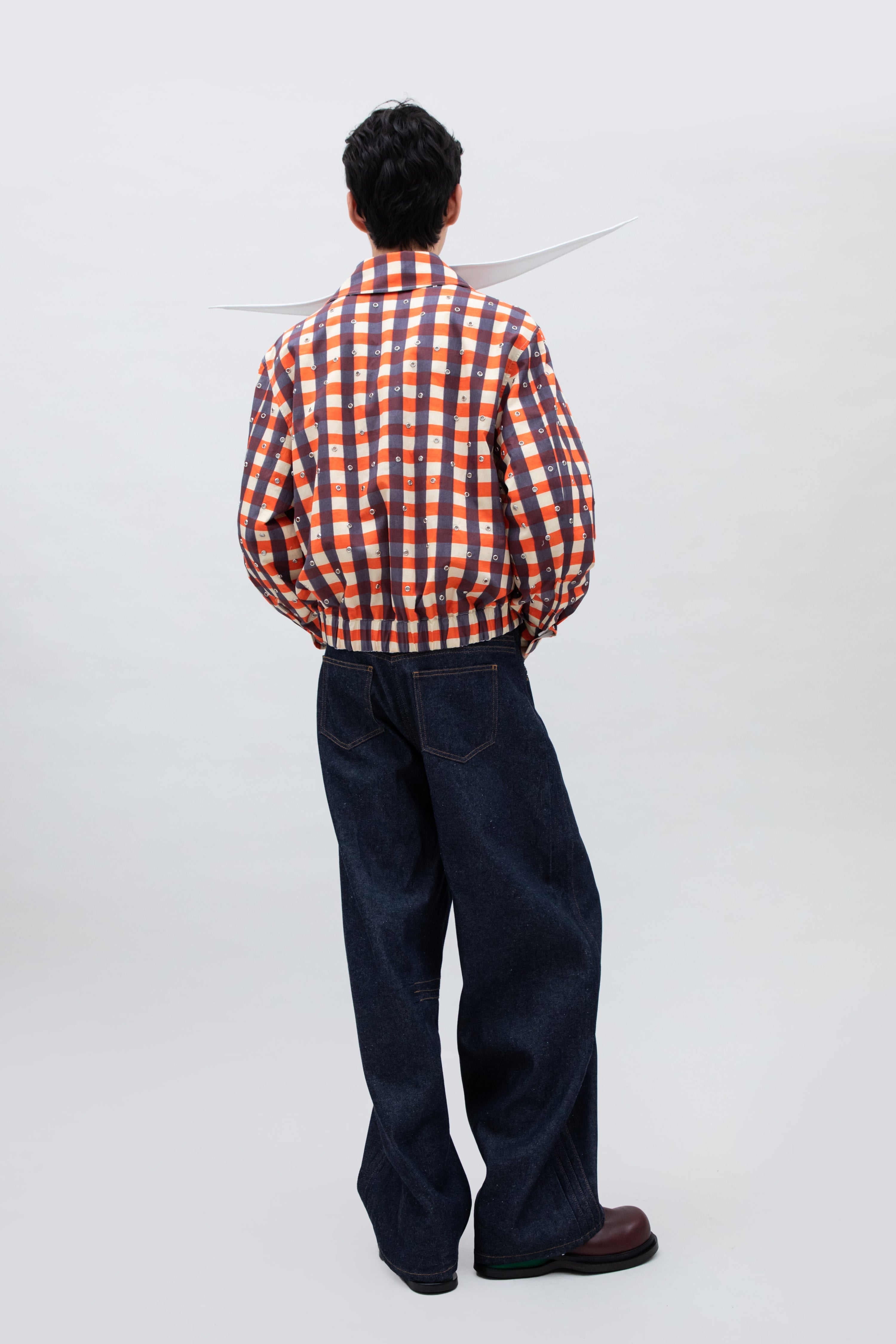 REVERSIBLE GROMMET OVERSHIRT