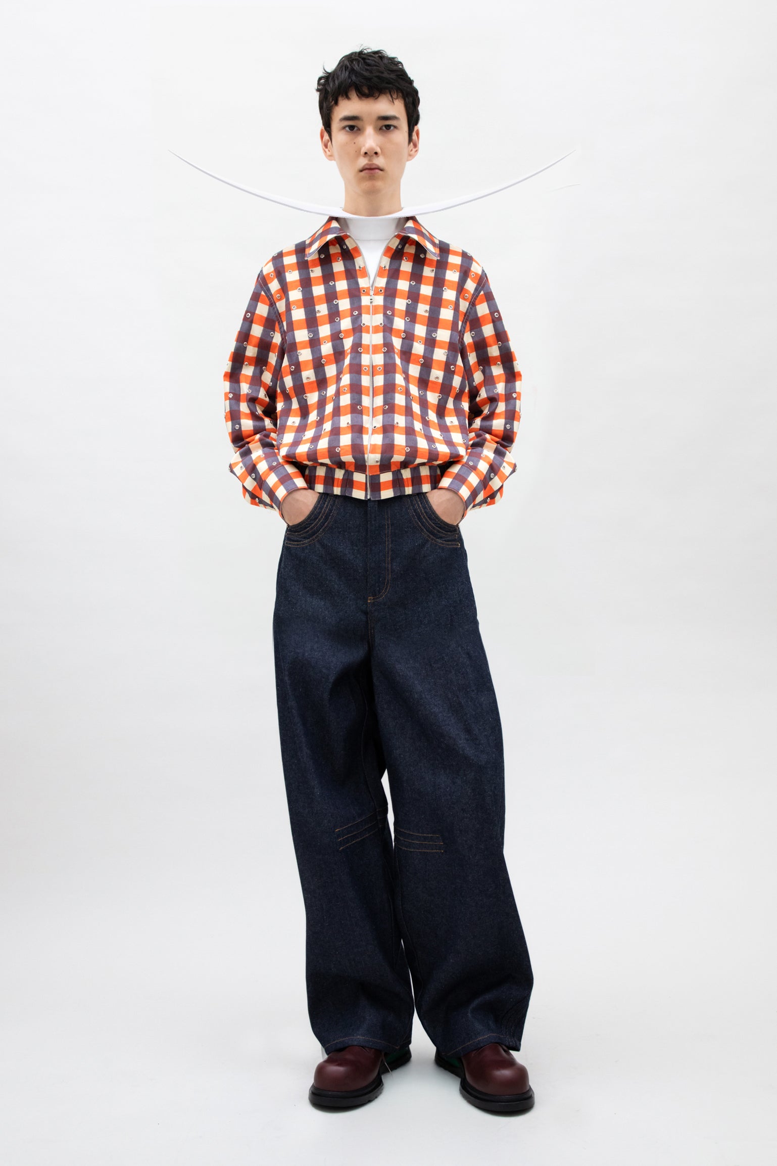 REVERSIBLE GROMMET OVERSHIRT