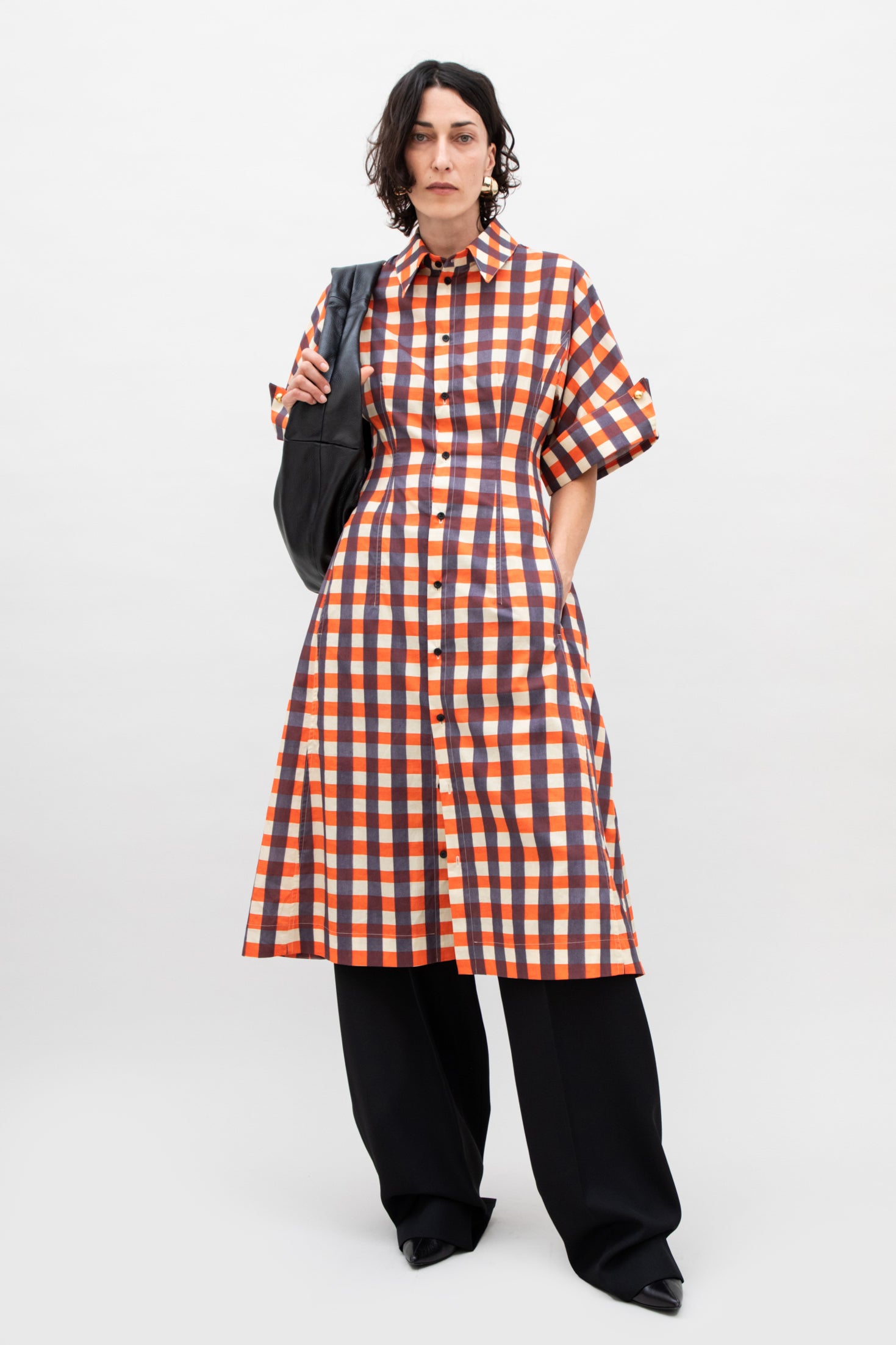 STRUCTURED SHIRT DRESS