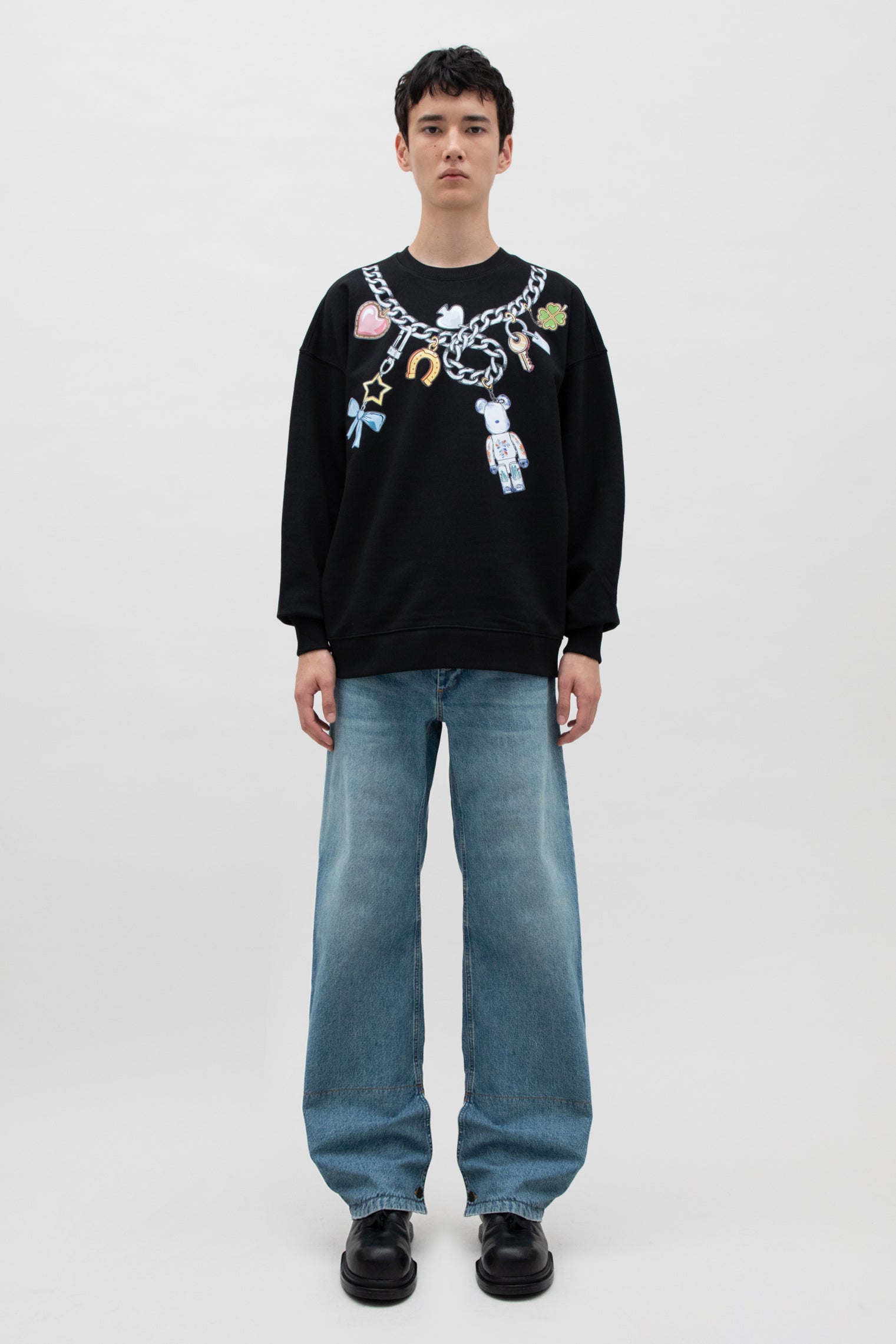 BEARBRICK X EGONLAB PRINT COTON SWEATSHIRT