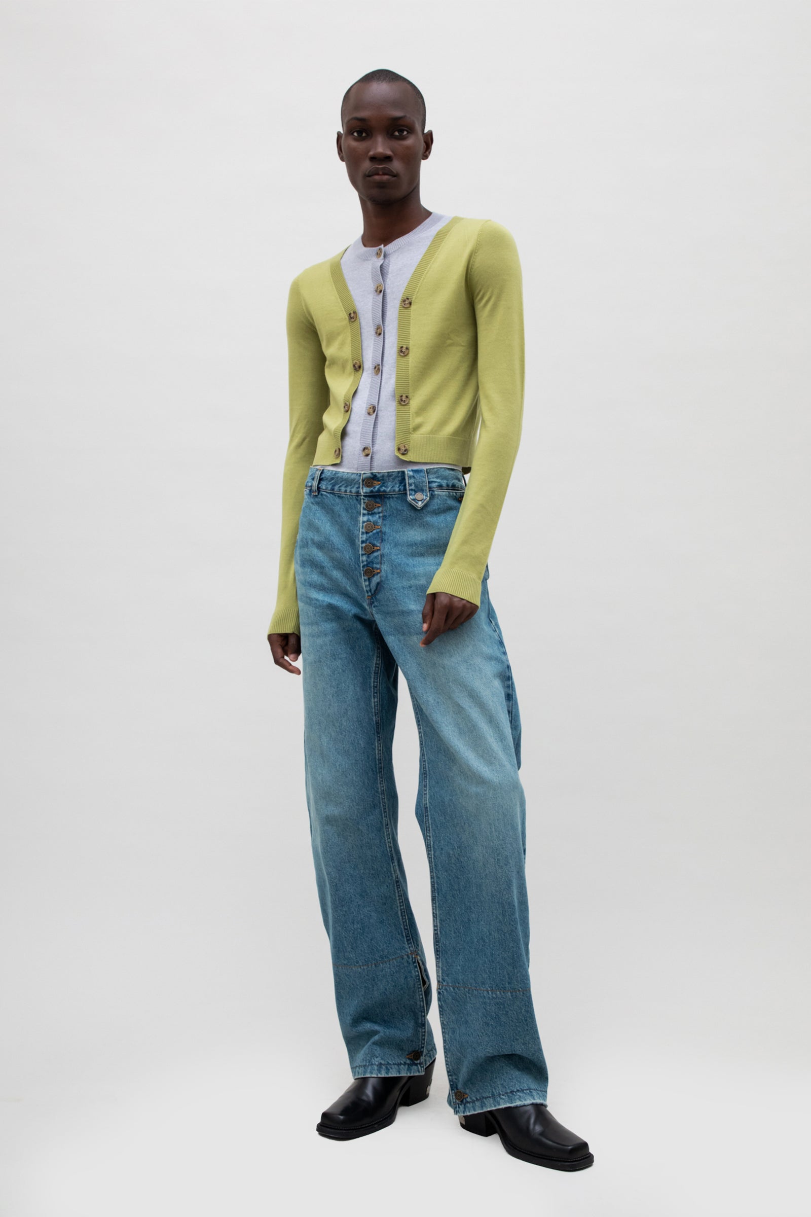 ILLUSION LAYERED CARDIGAN