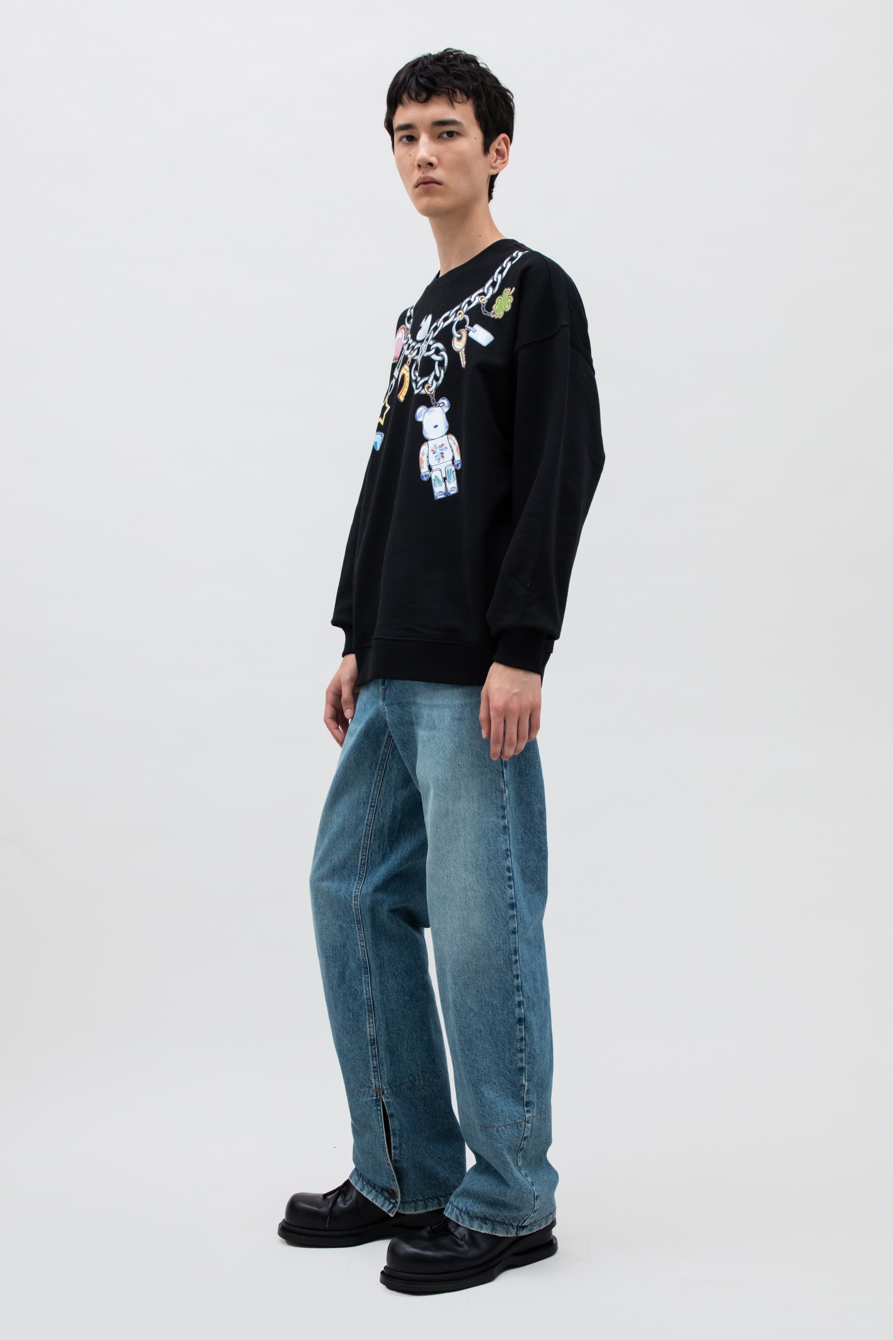 BEARBRICK X EGONLAB PRINT COTON SWEATSHIRT