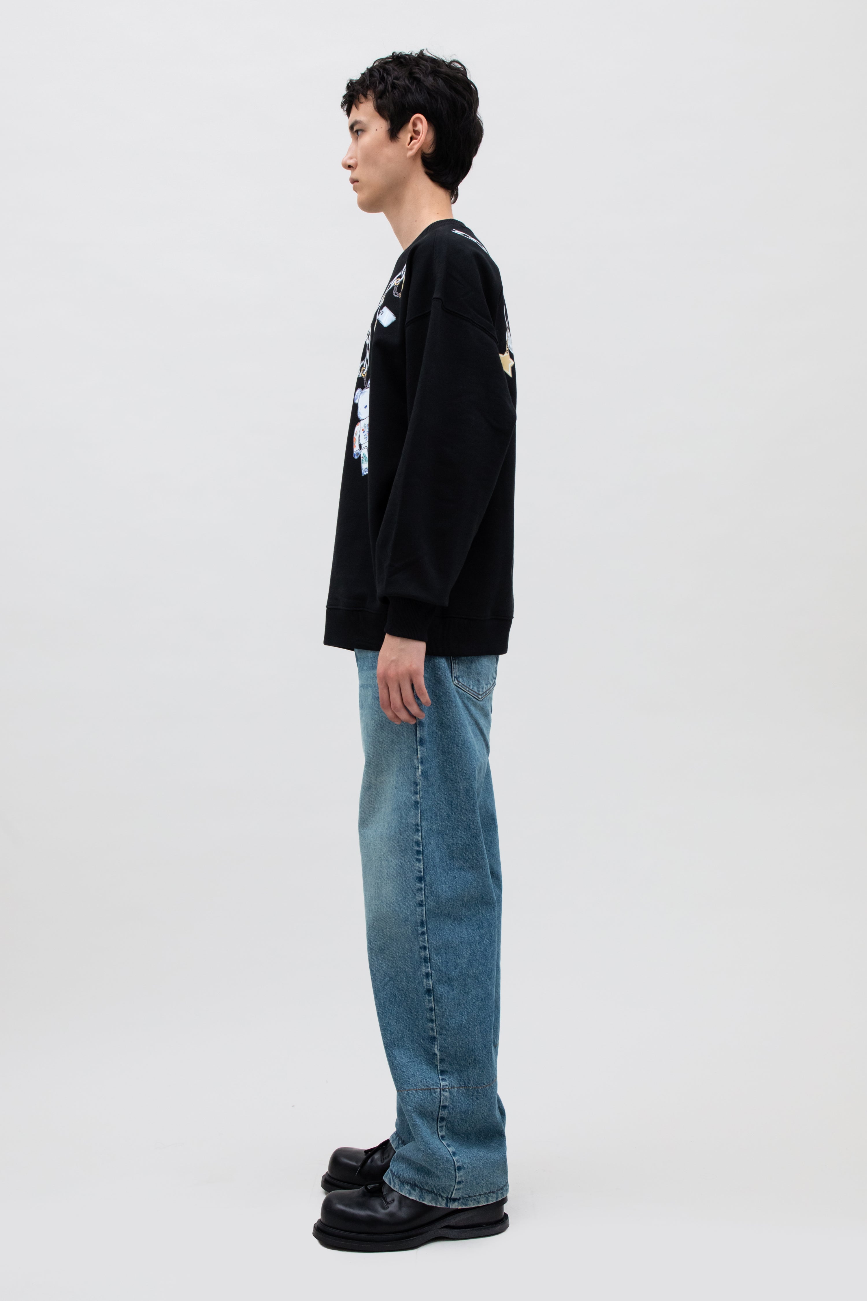 BEARBRICK X EGONLAB PRINT COTON SWEATSHIRT