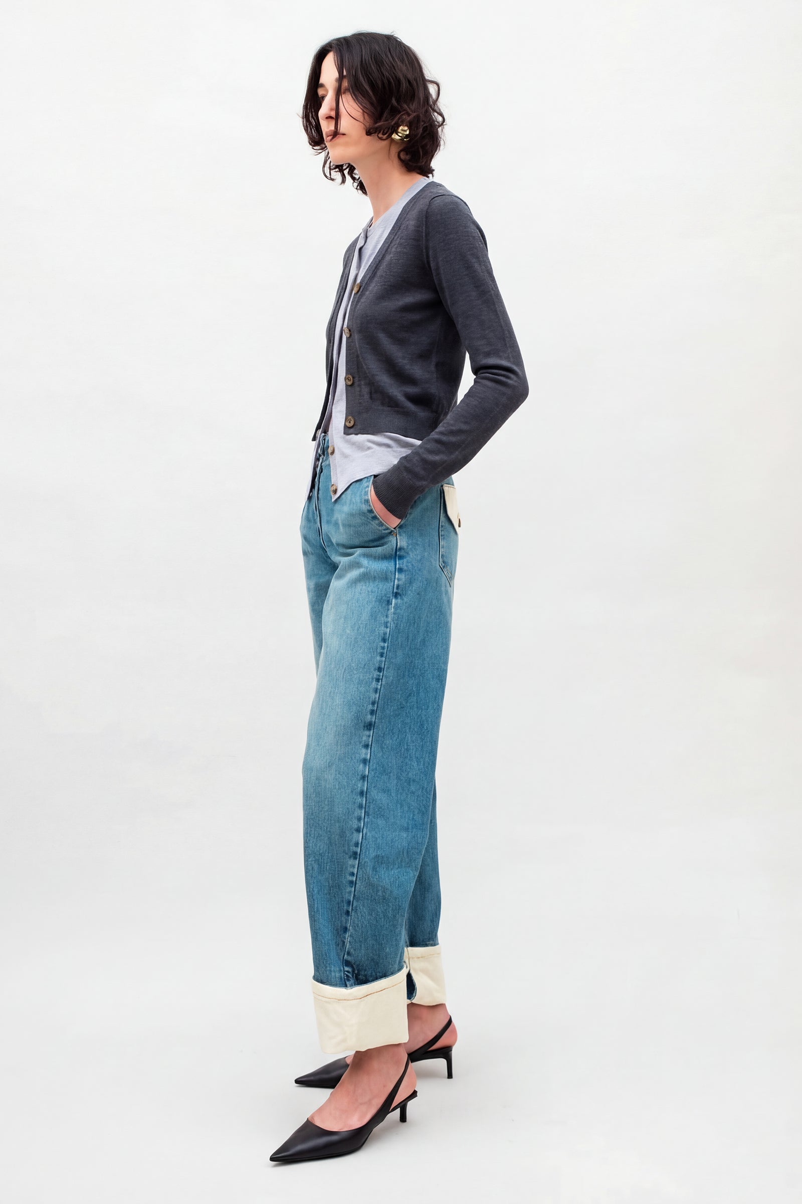 ILLUSION LAYERED CARDIGAN