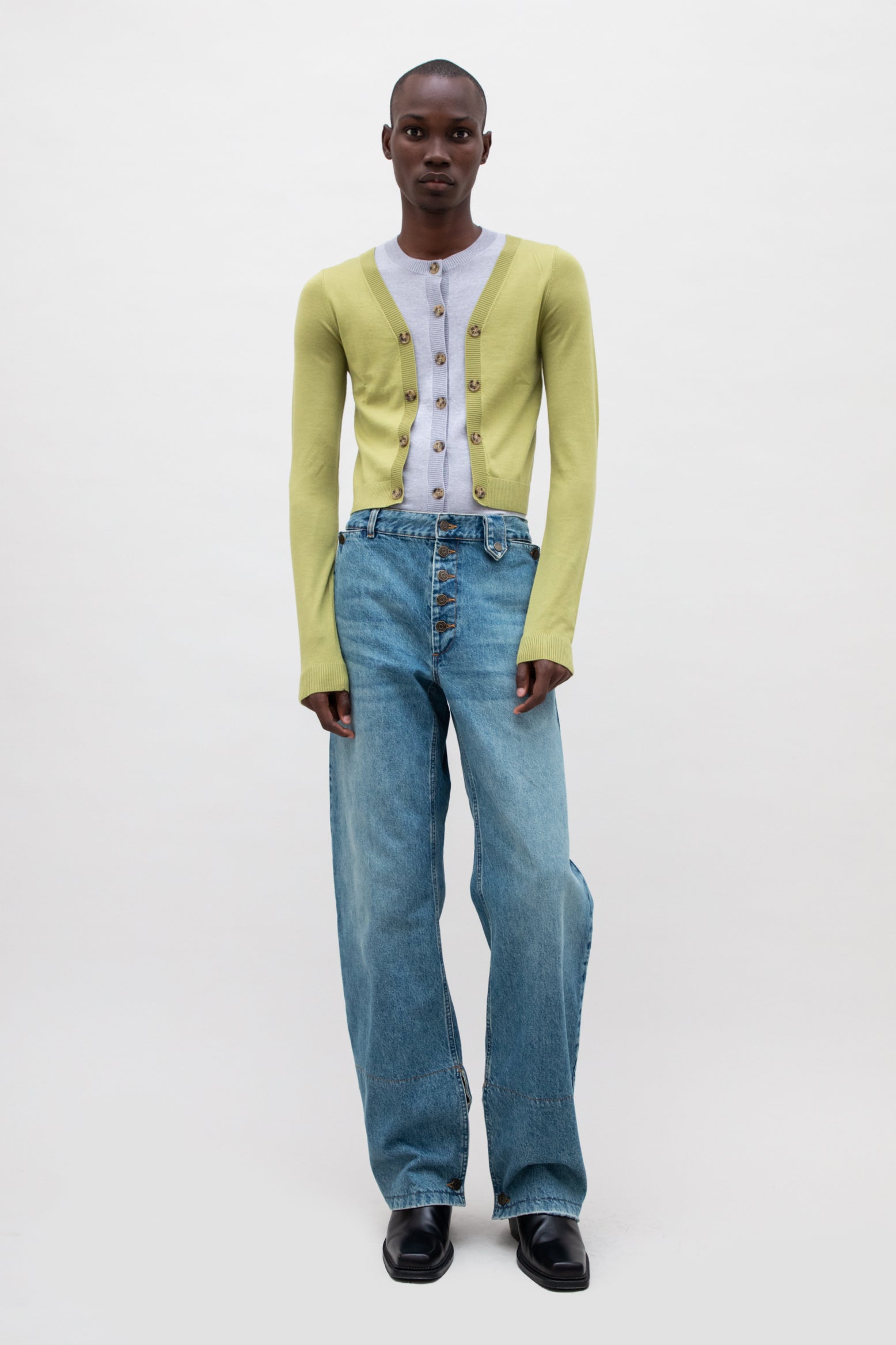 ILLUSION LAYERED CARDIGAN