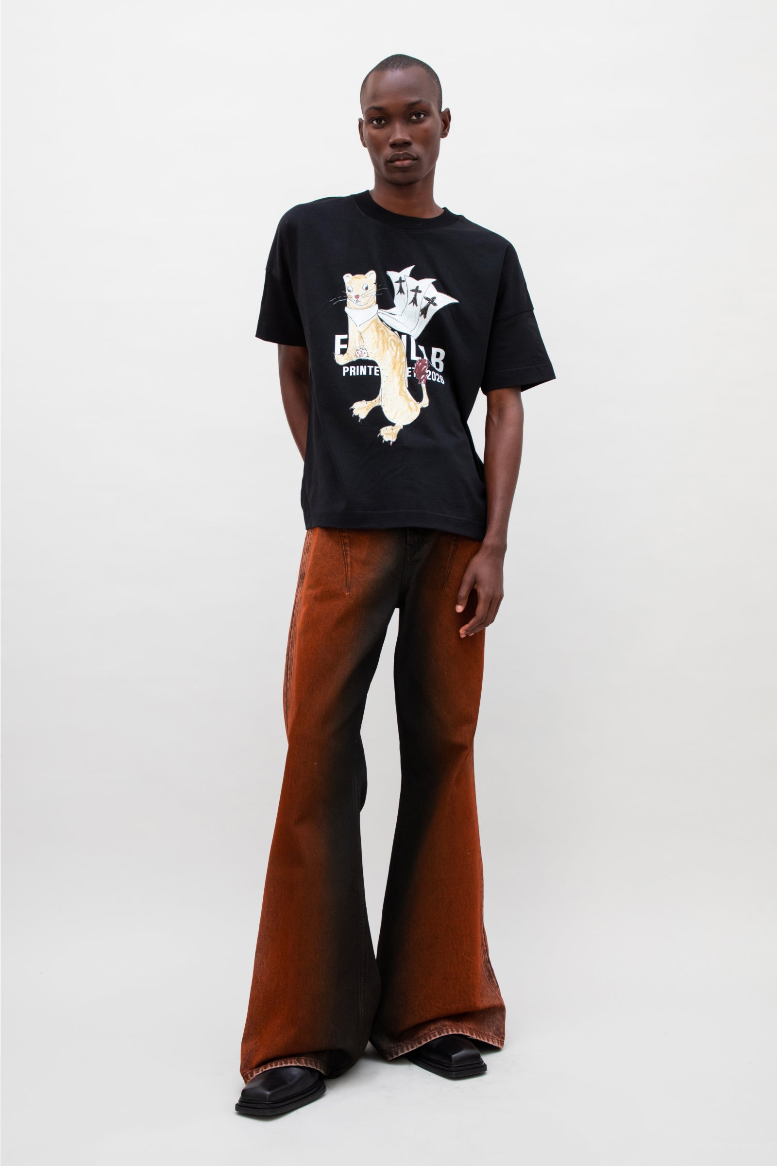 HERMINE PRINT COTON T-SHIRT