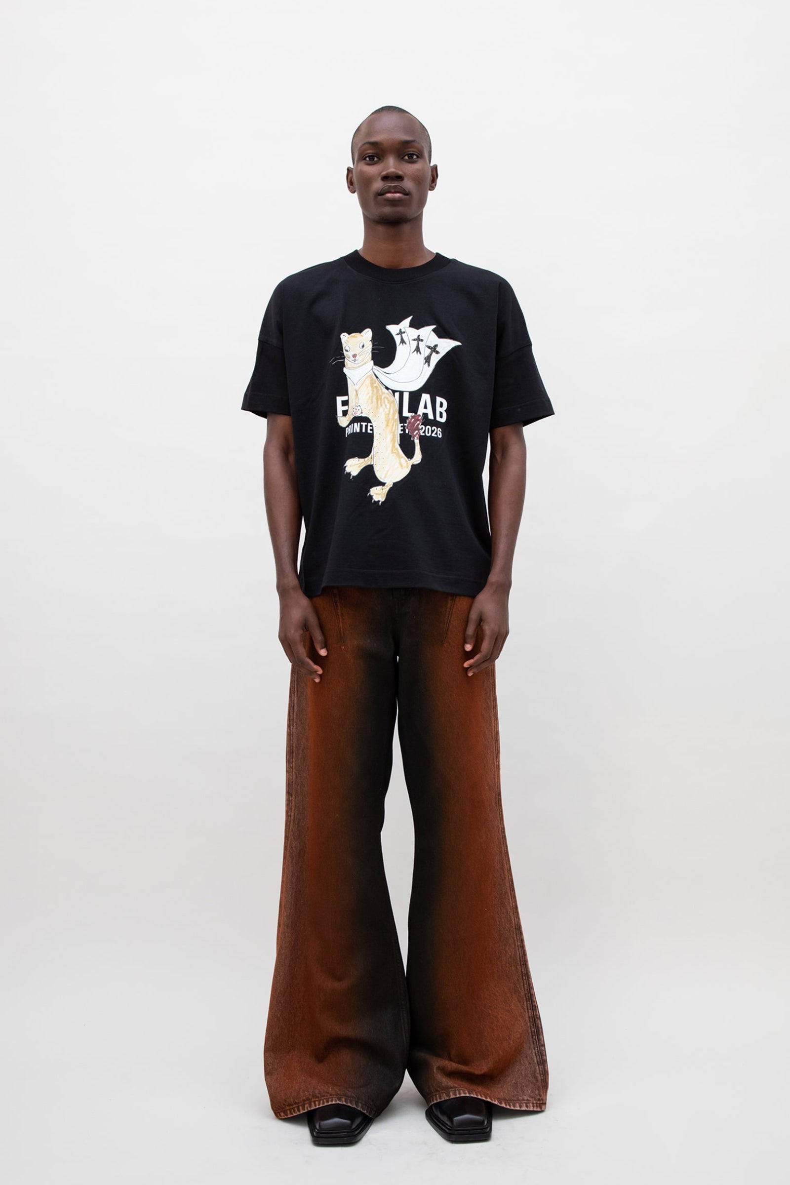 HERMINE PRINT COTON T-SHIRT