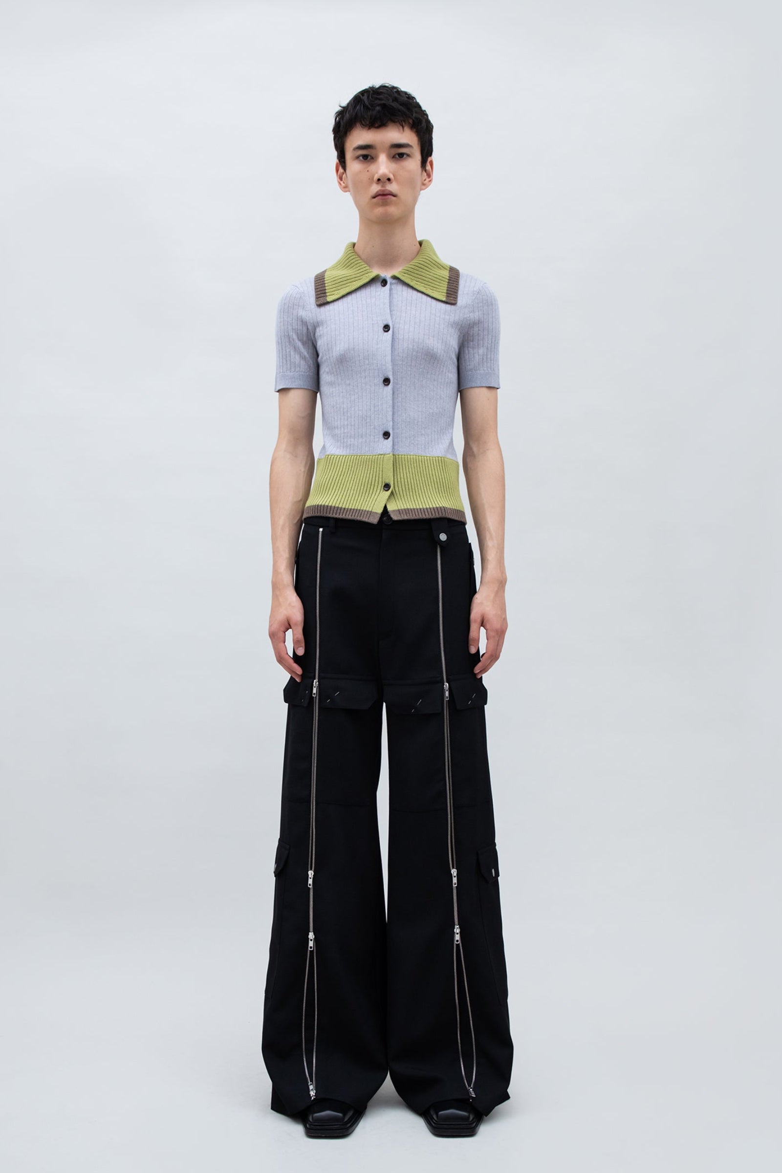 MULTI-ZIP FRONT TROUSER