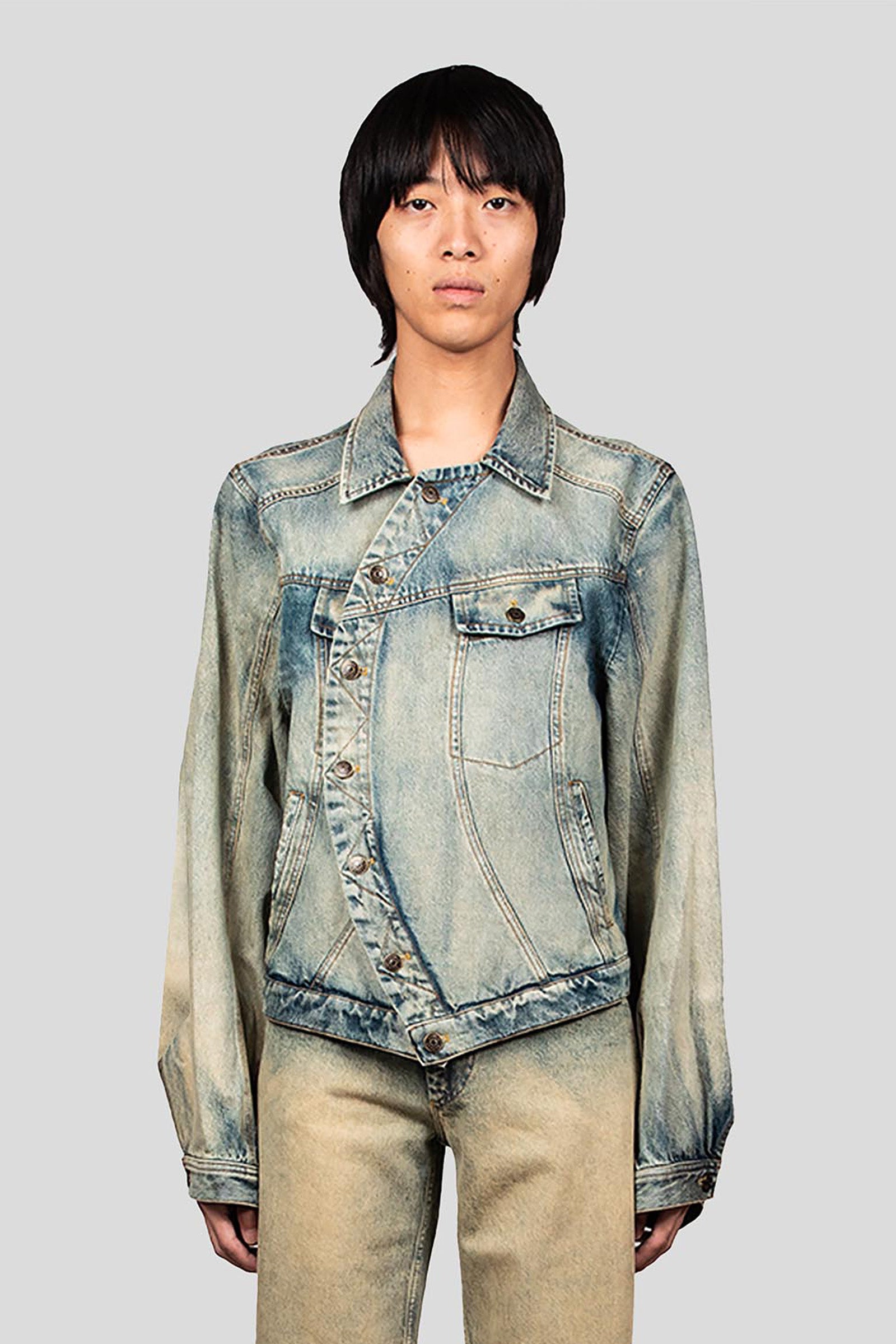 WRAPPED DENIM JACKET