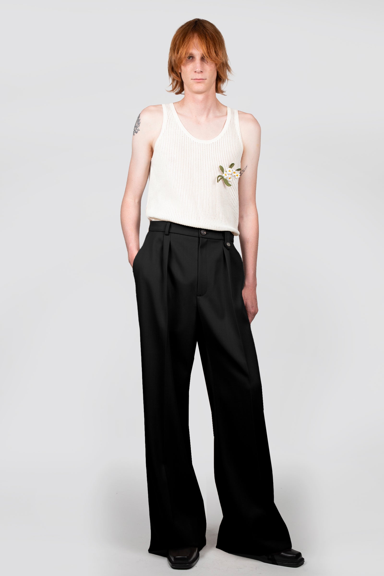 PLEATED PANTS