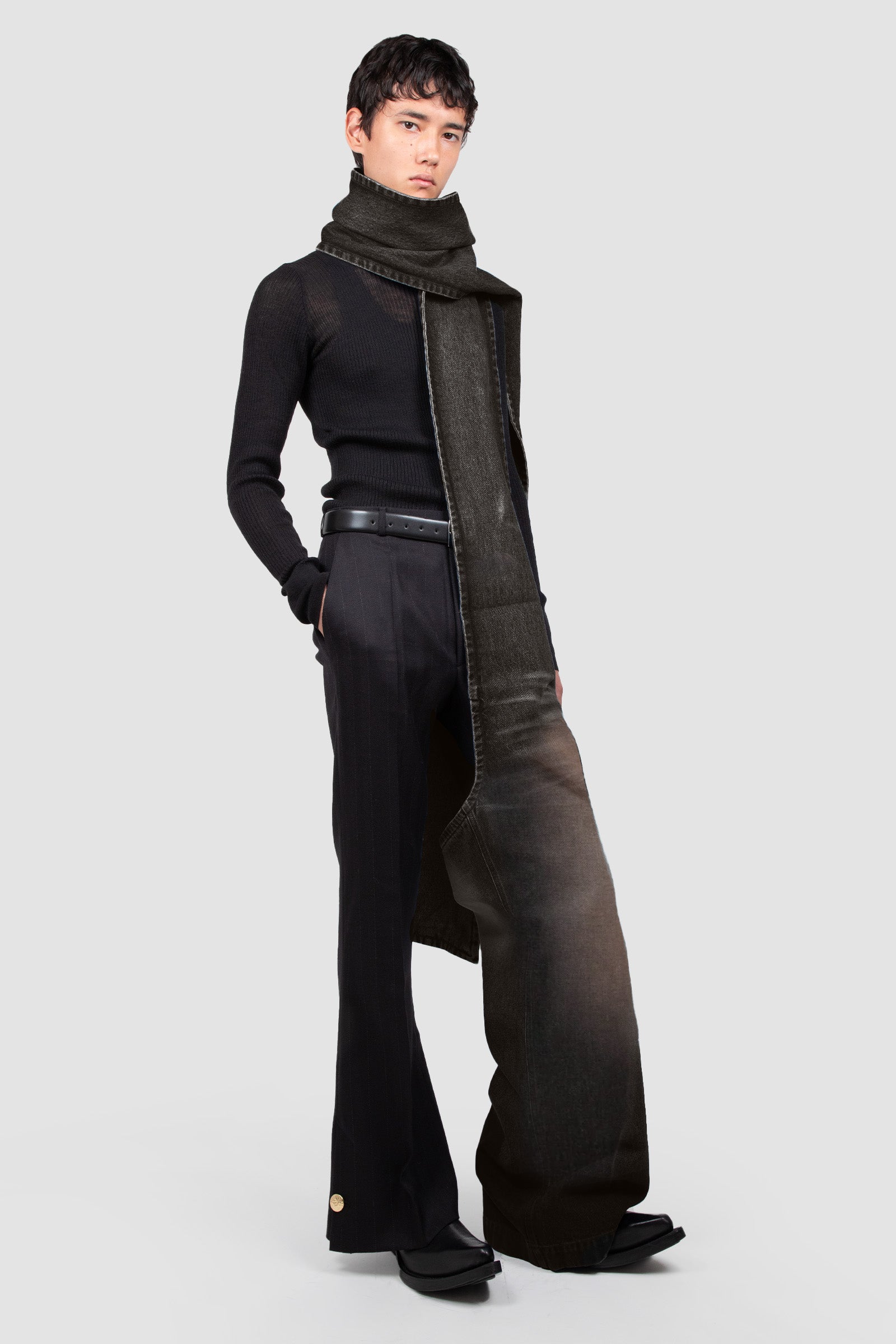 Egonlab エゴンラボ　Black Wesley turtleneck XS All Menswear – EGONLAB EGONLAB Black Wesley turtleneck M