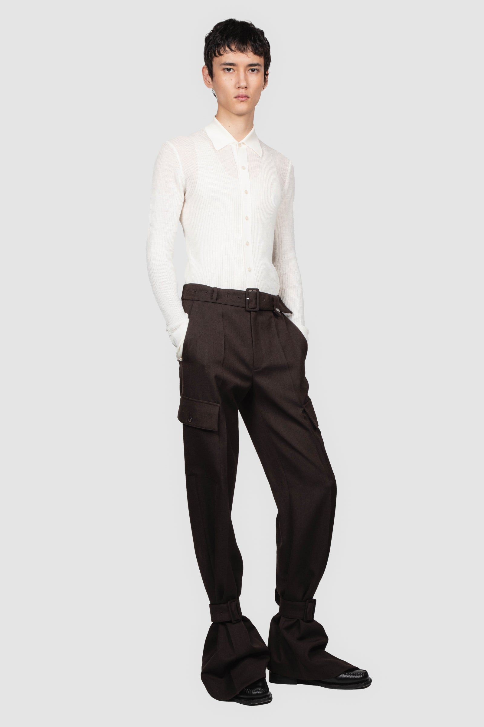 BELTED PANT