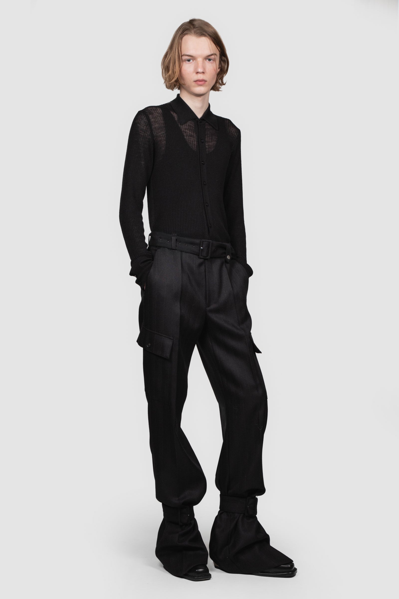 BELTED PANT
