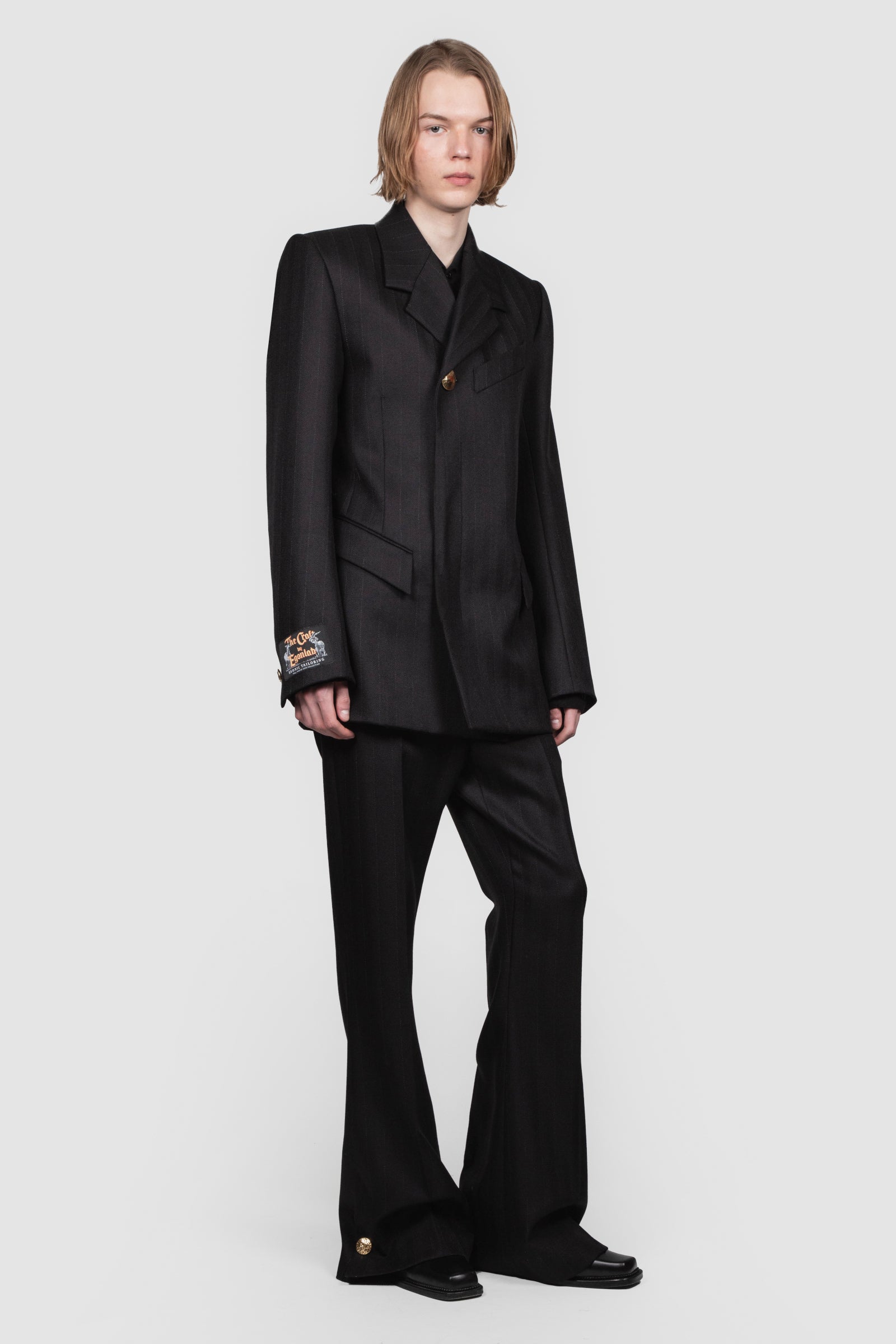 GOLDEN BUTTON FITTED JACKET