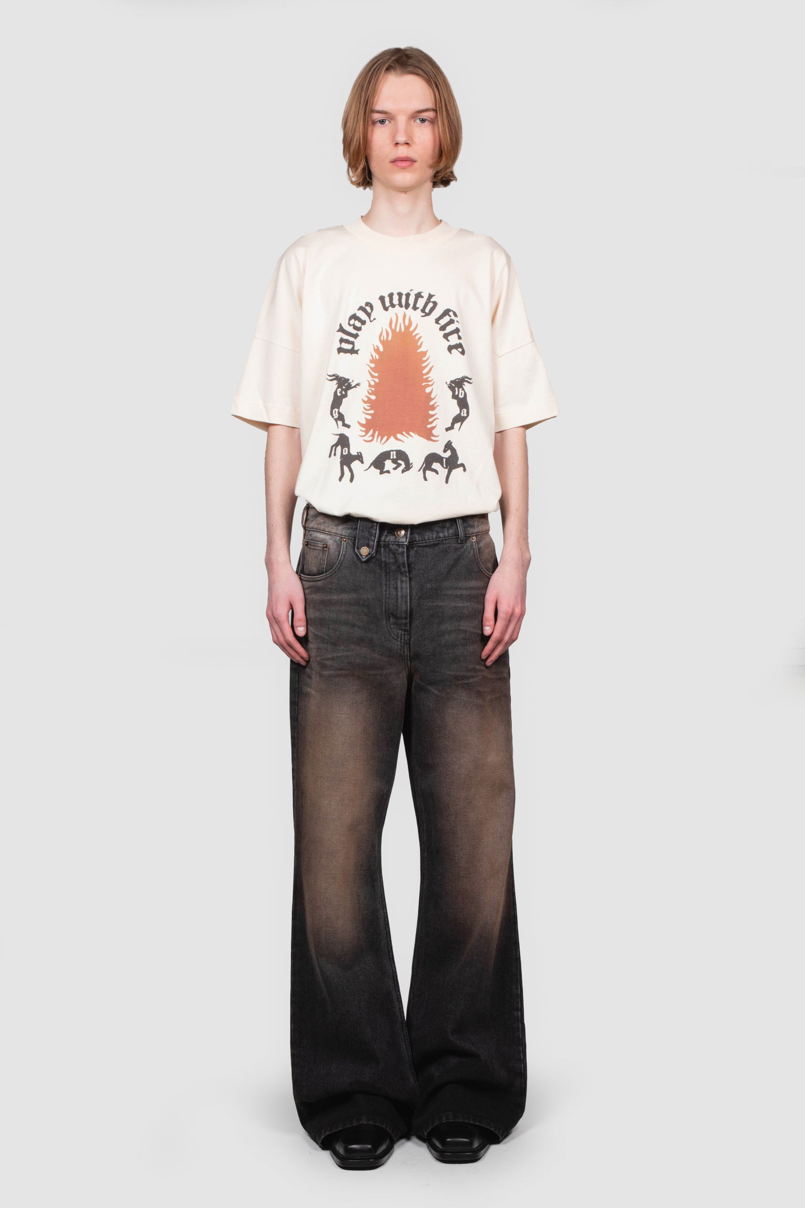 SAMY WIDE LEG BLACK DIRTY