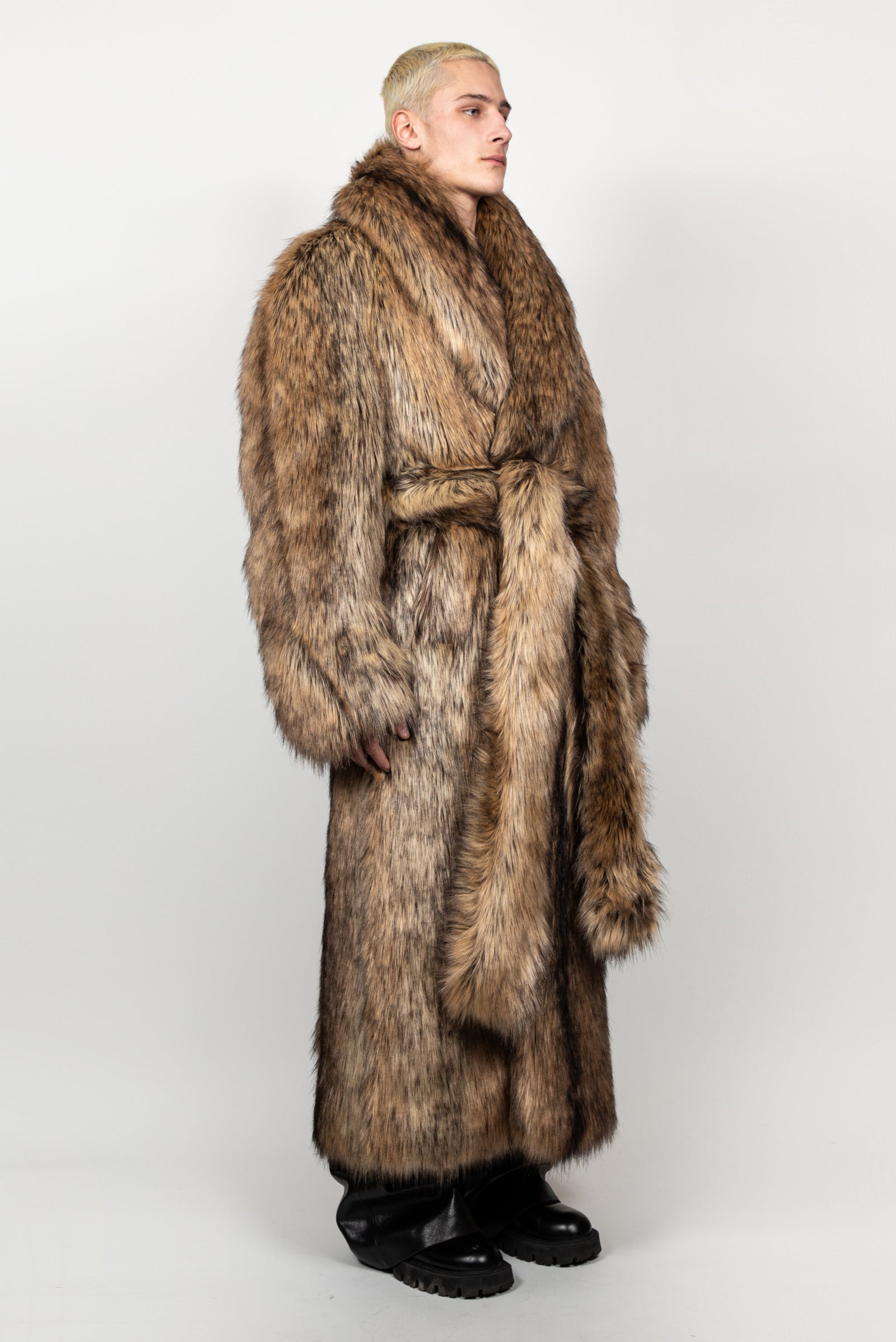 Full body fur coat best sale