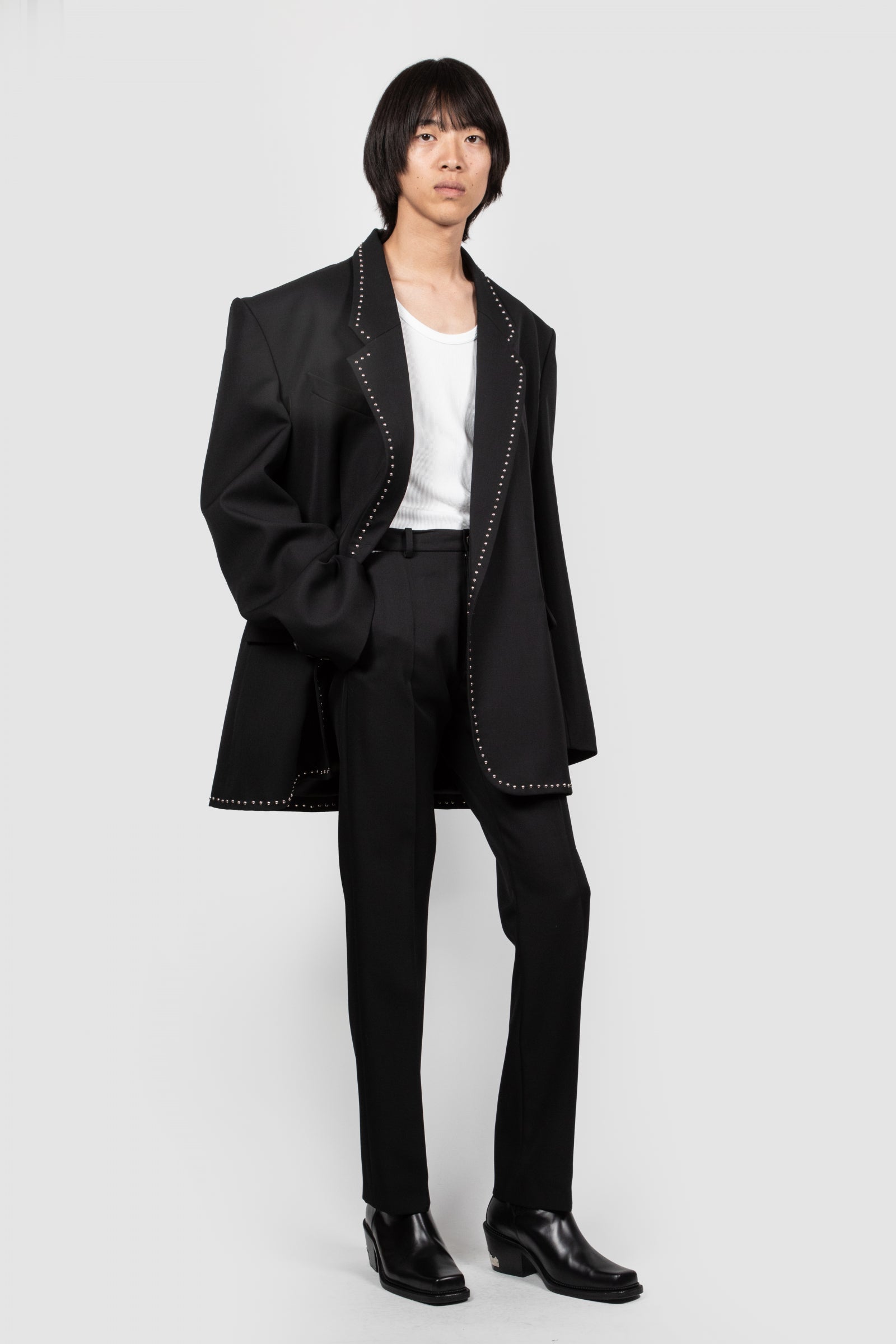 OVERSIZED OPEN BLAZER