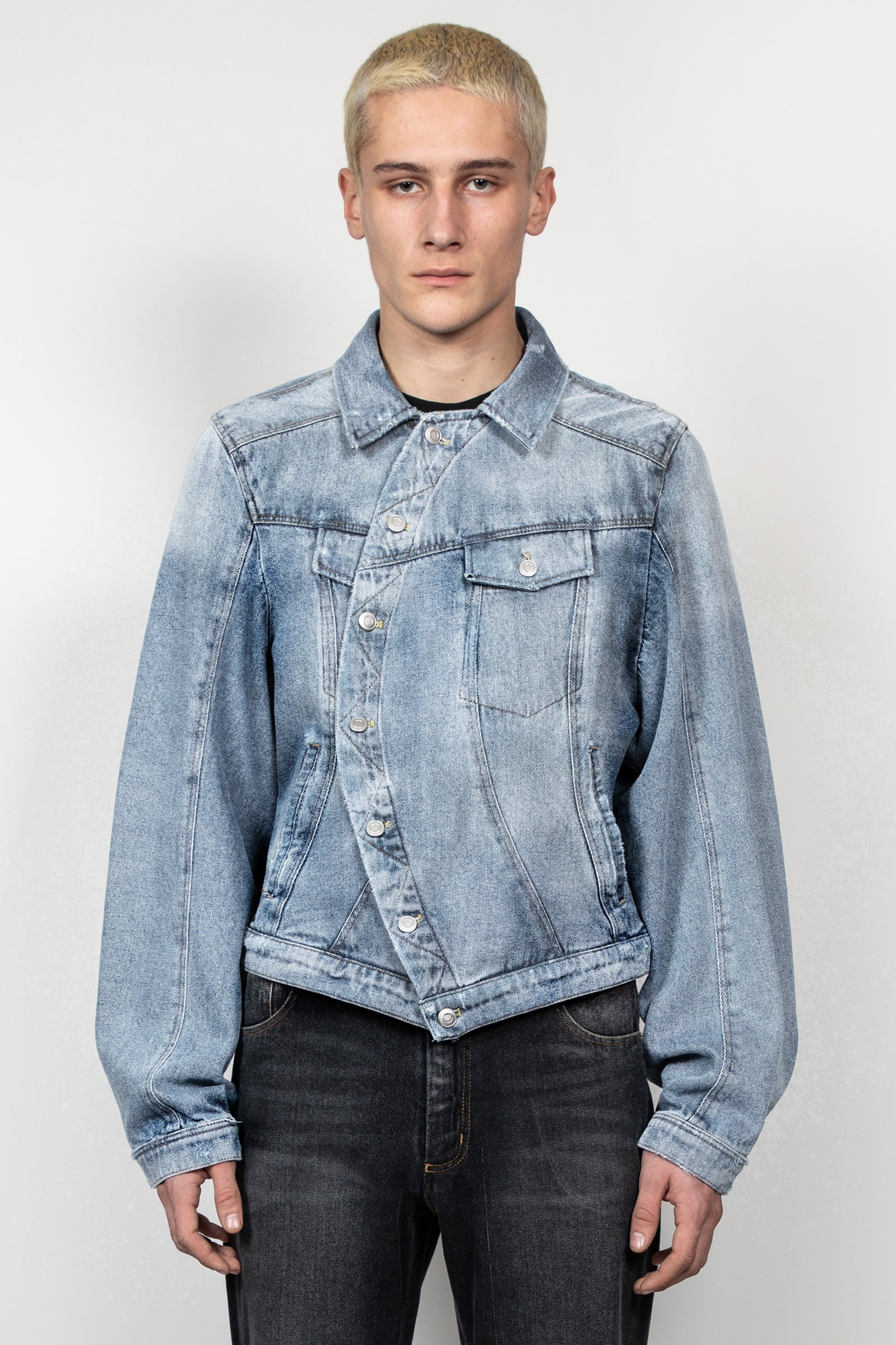 WRAPPED DENIM JACKET