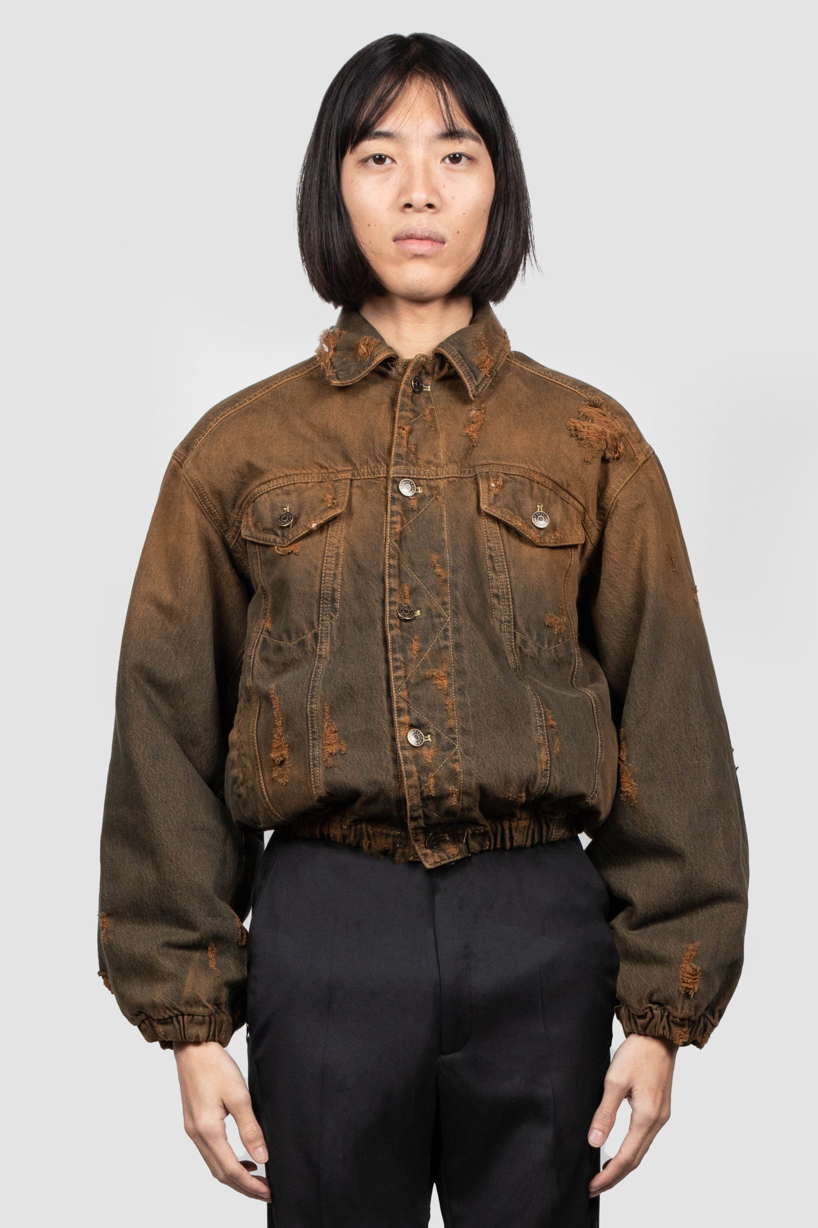 EGONLAB ボタンカーディガン DENIM BOMBER – EGONLAB