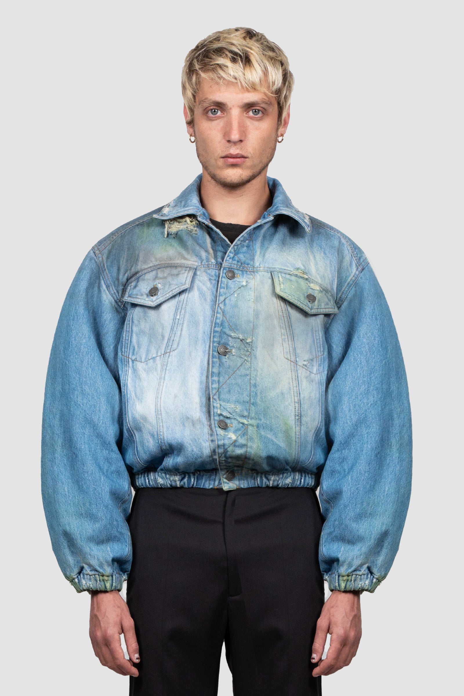 DENIM BOMBER