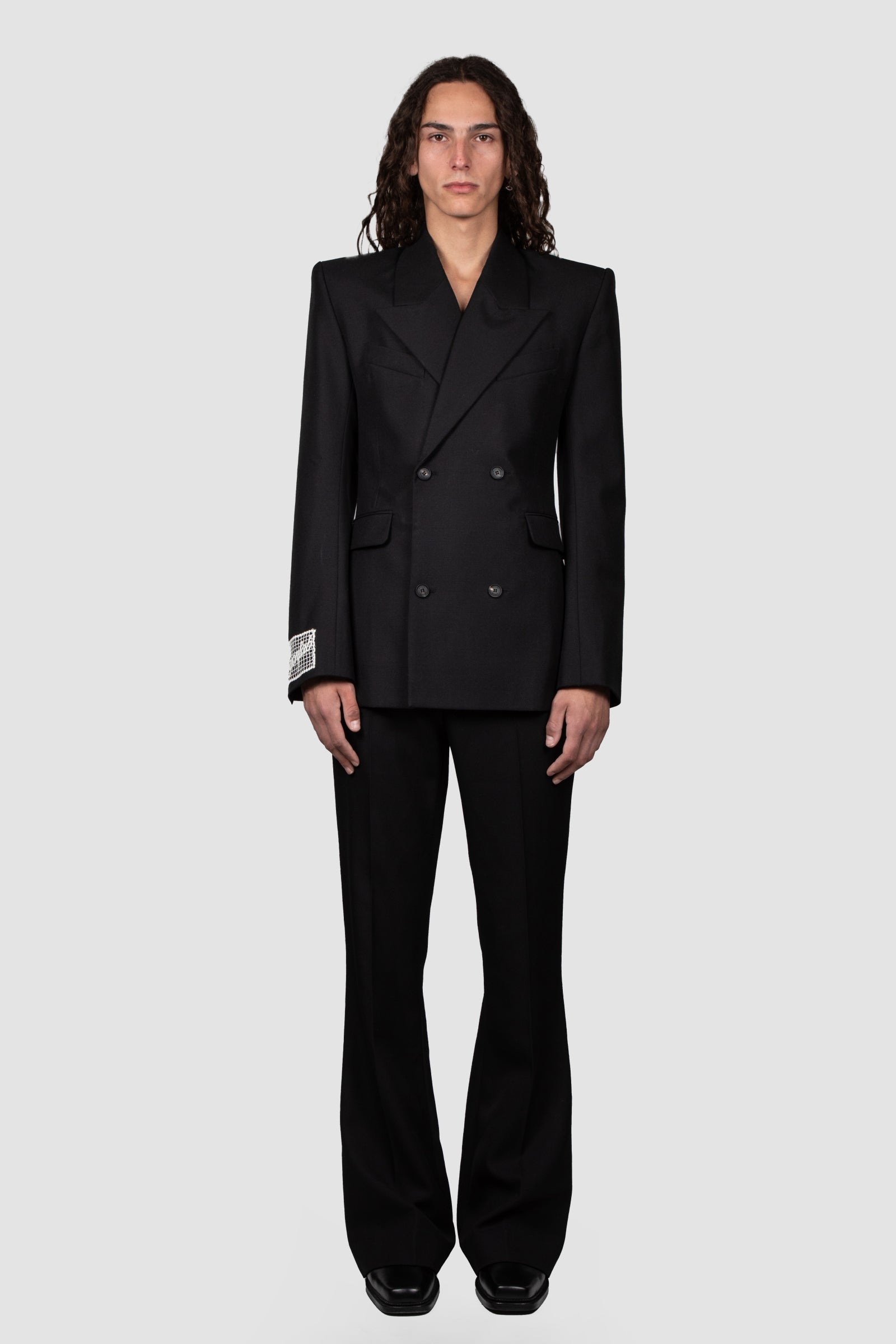 FITTED DOUBLE BREASTED JACKET – EGONLAB