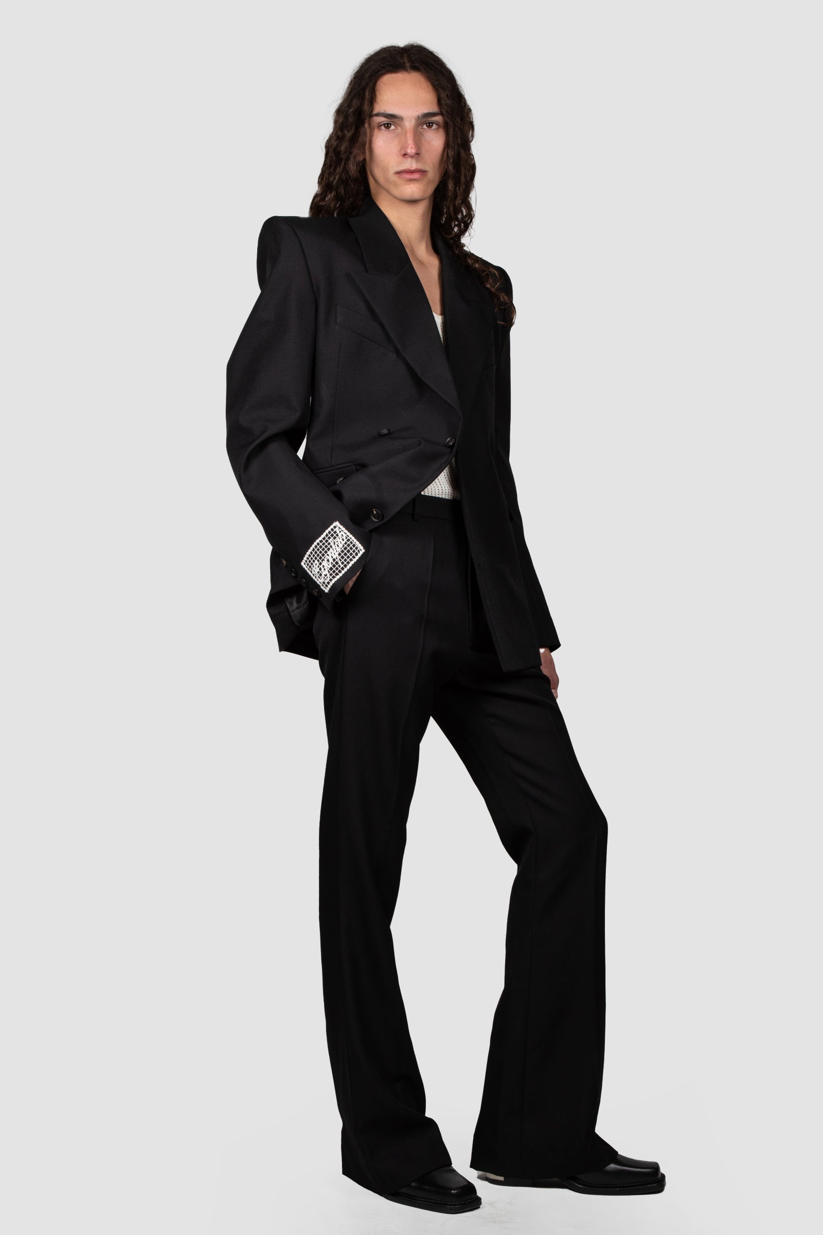 FITTED DOUBLE BREASTED JACKET