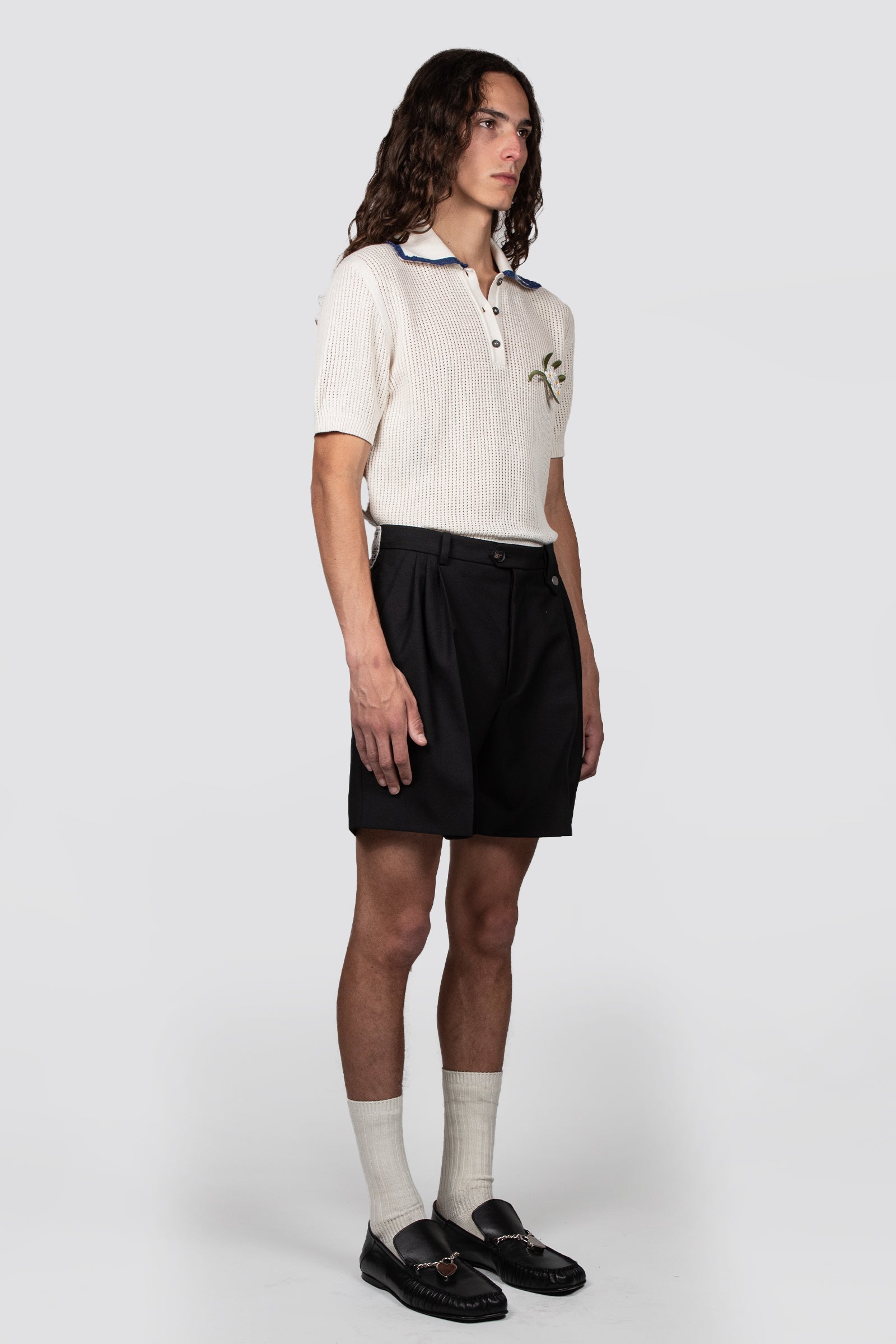 PLEATED TAILORING SHORT
