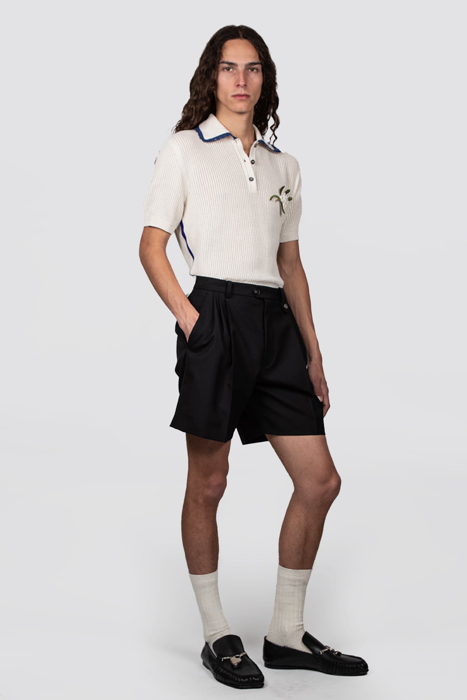 PLEATED TAILORING SHORT
