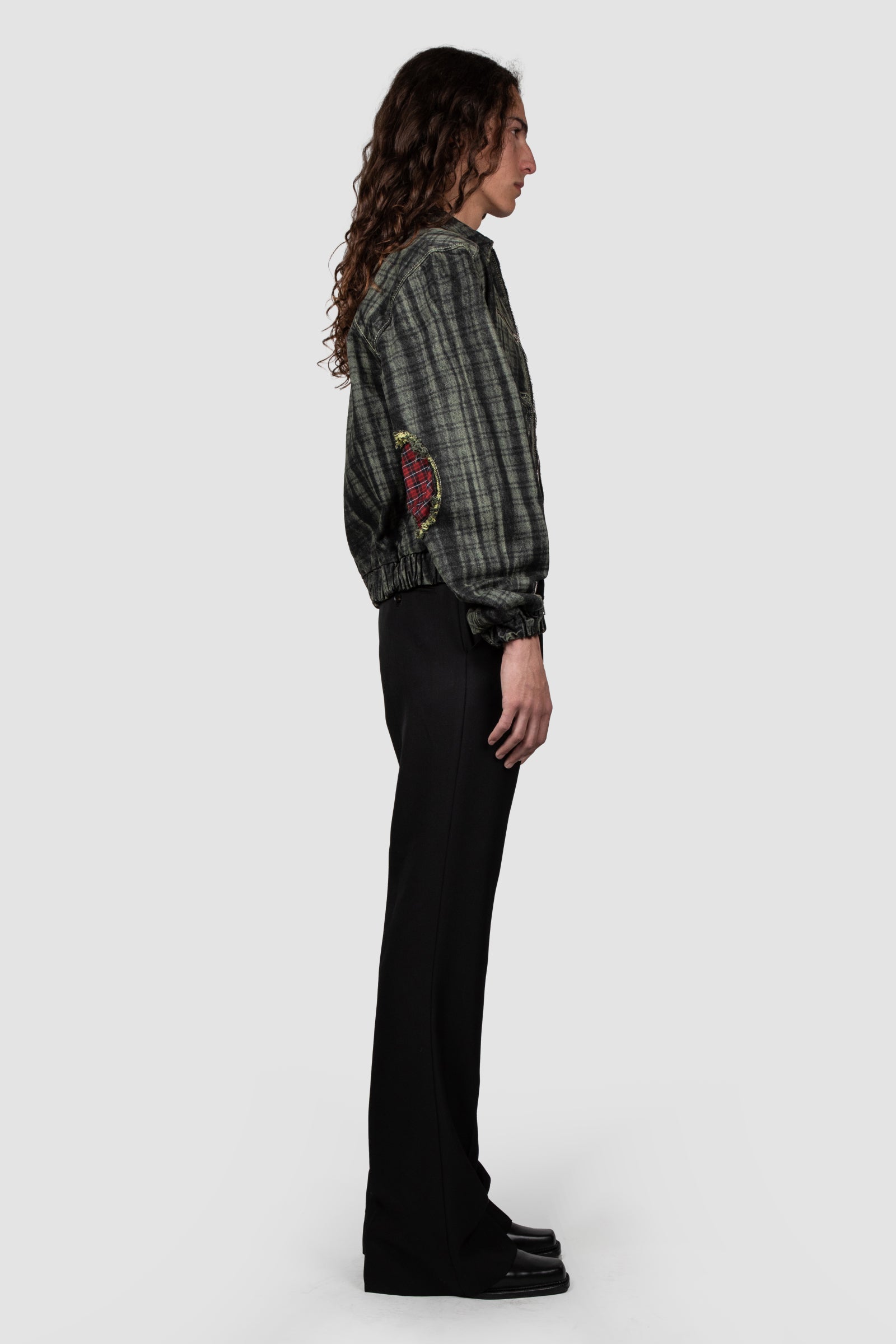 DENIM LINING BOMBER