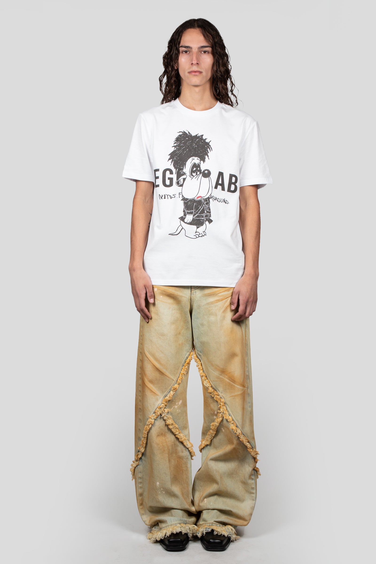 【関税込み】EGONlab ブラック 'The Cure' Tシャツ THE CURE T-SHIRT – EGONLAB