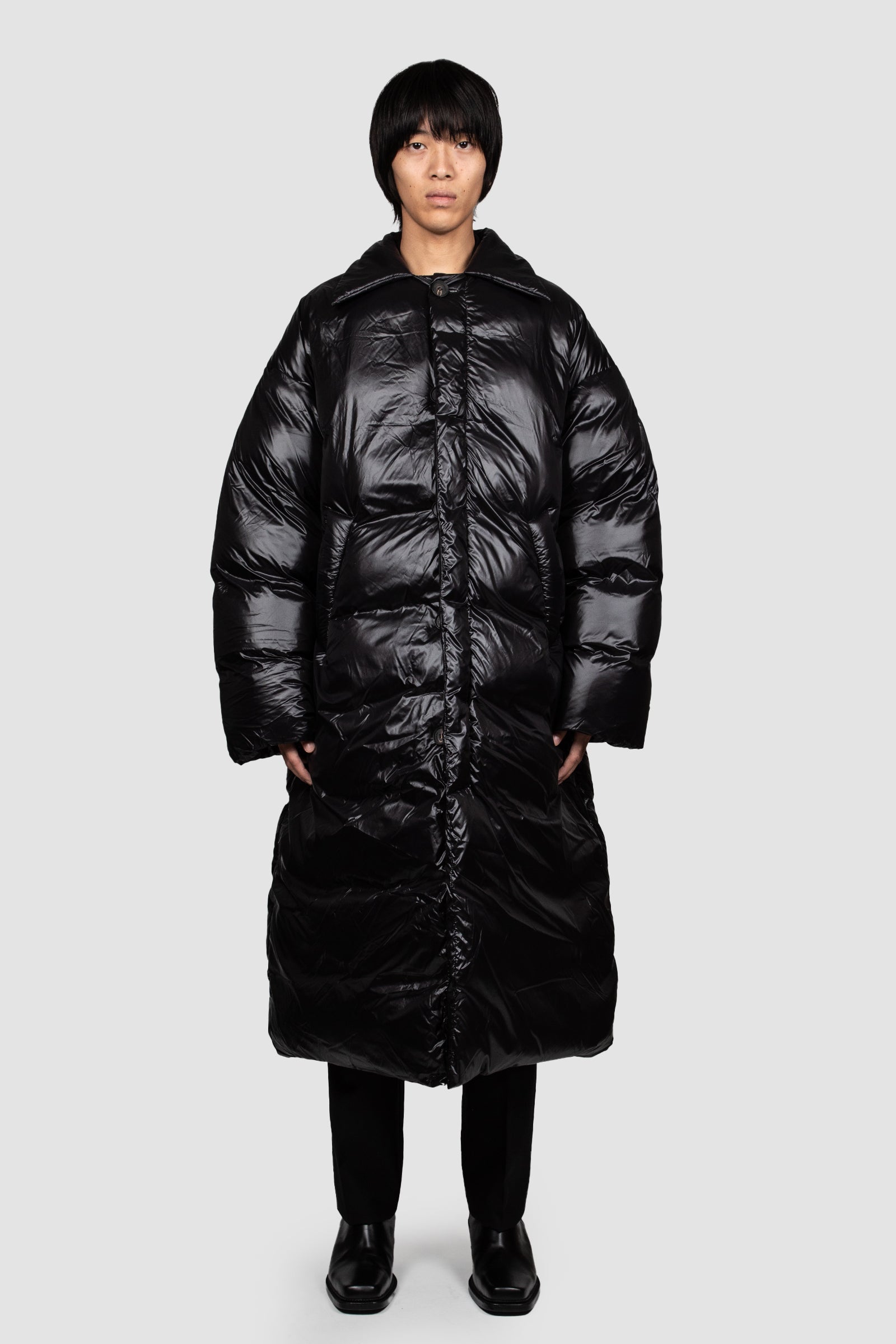 JSMC BLACK PUFFER COAT