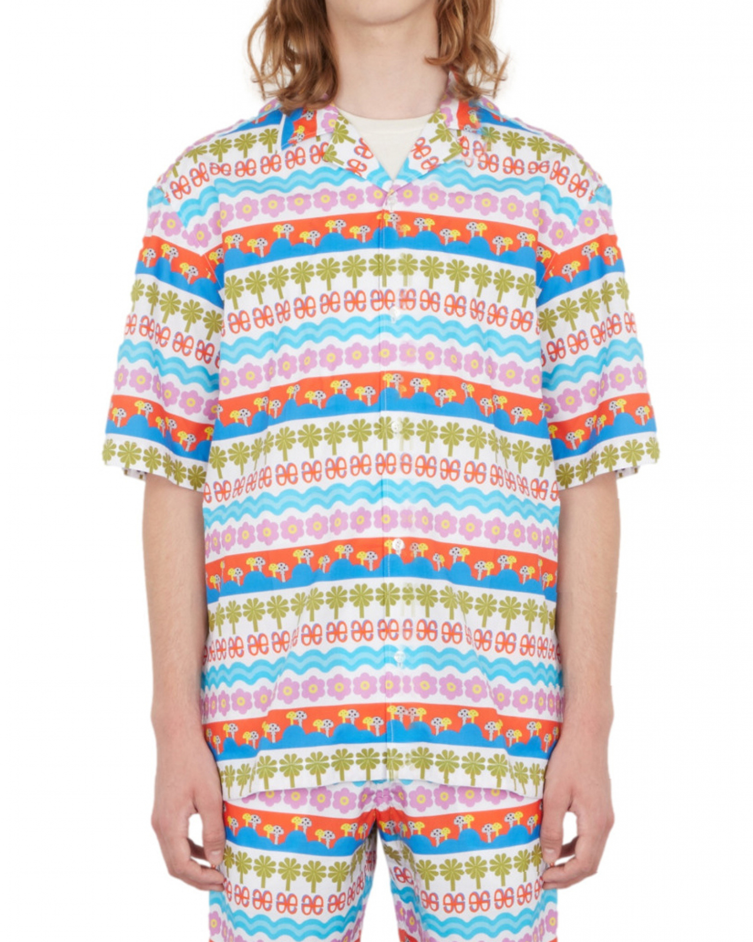 EGONLAB GARDEN PRINTED SHIRT